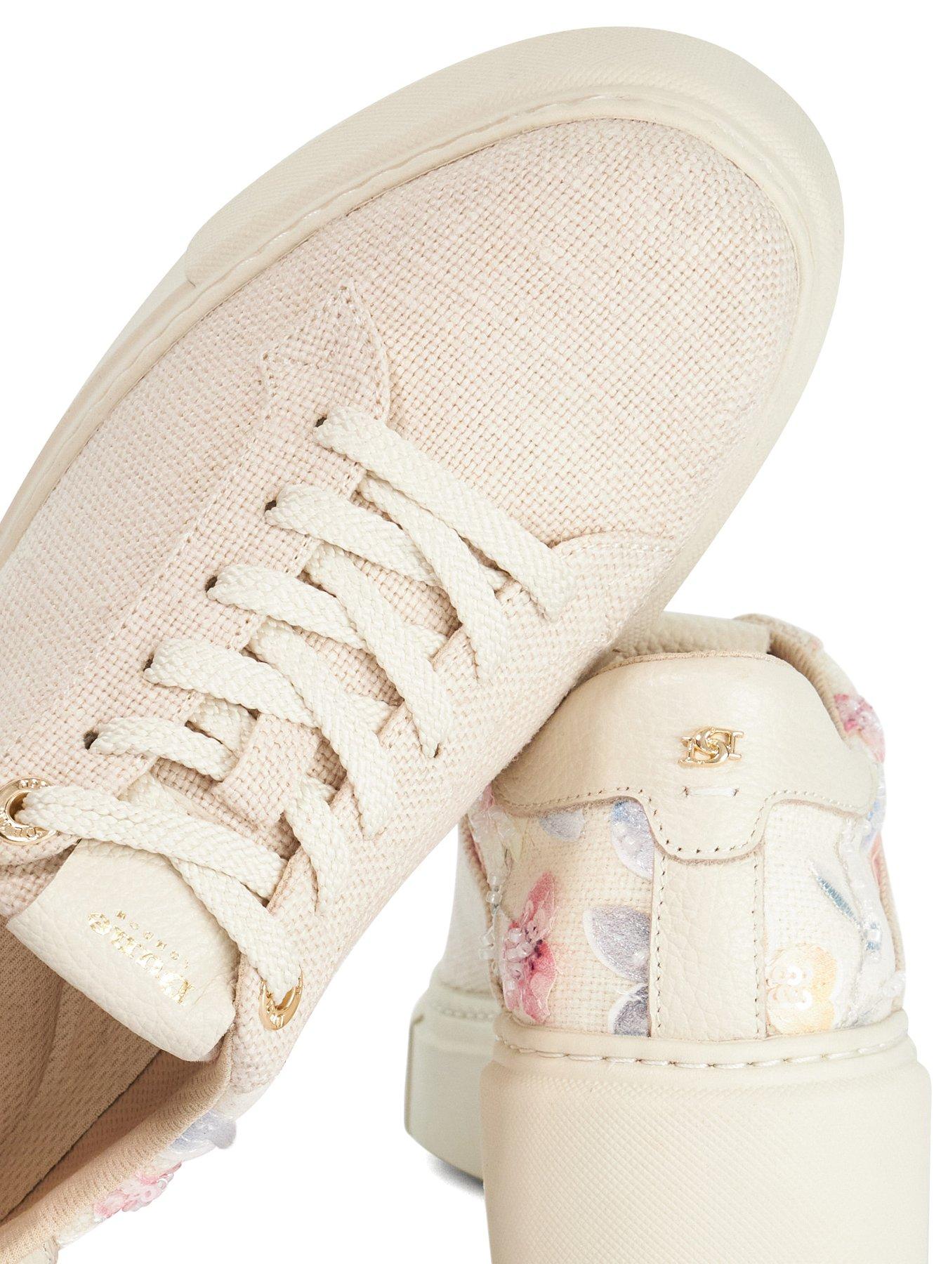  image of dune-london-evienne-platform-trainer-natural