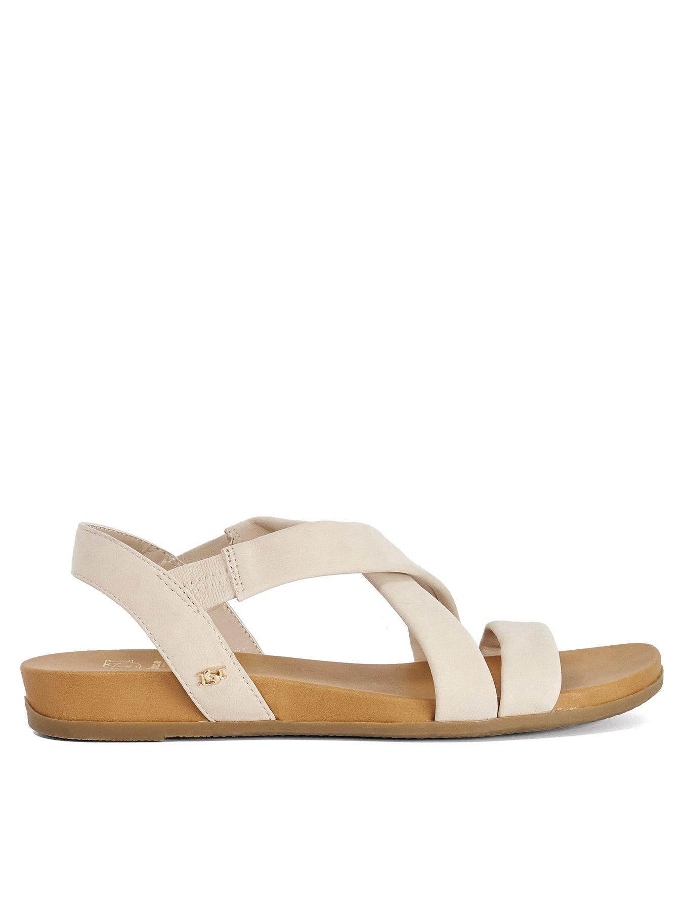 dune-london-landies-flat-sandals-white