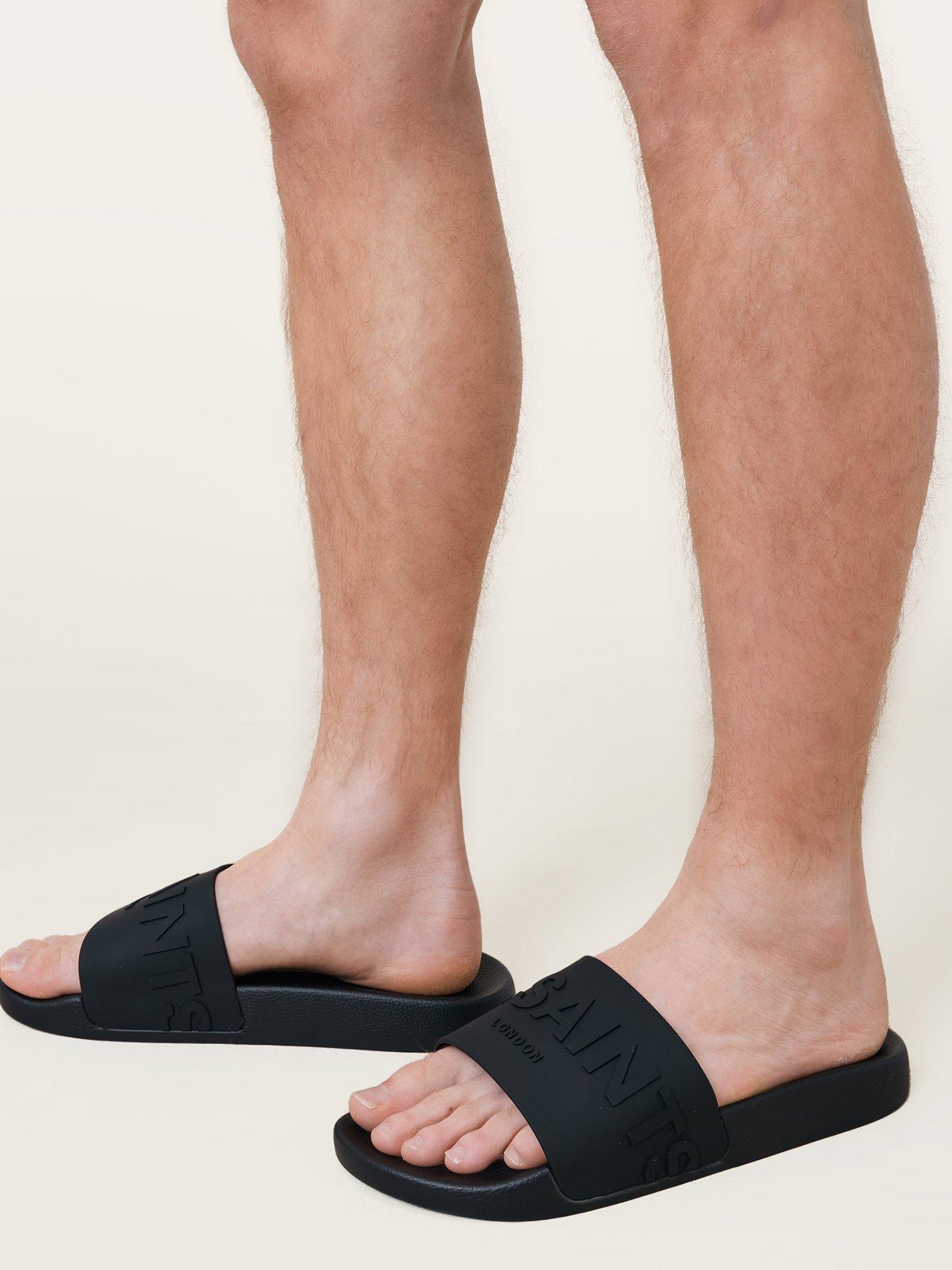 Image 6 of 6 of AllSaints Biggy Slider - Black