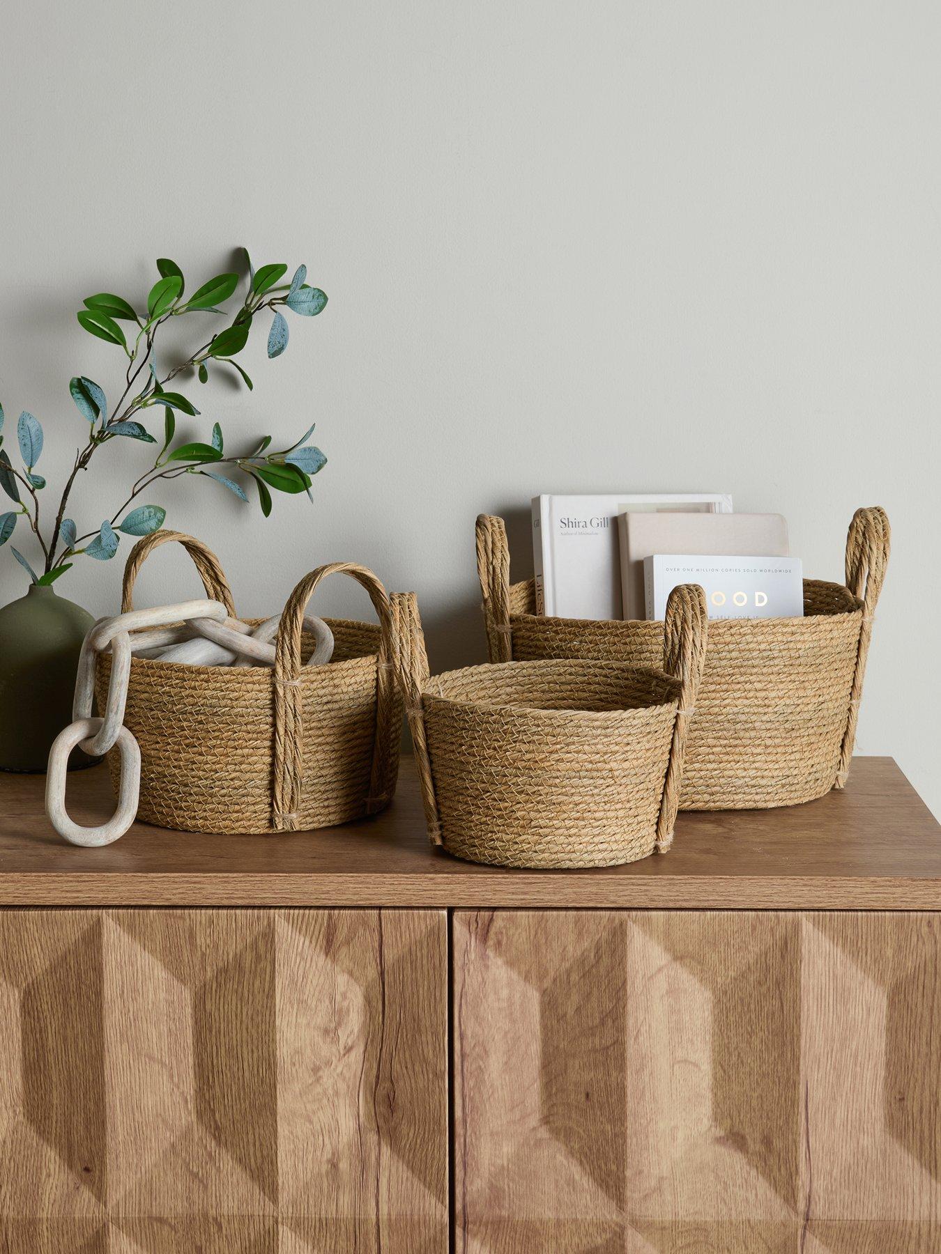 Image 1 of 7 of The Very Collection Set Of 3 Round Storage With Handle