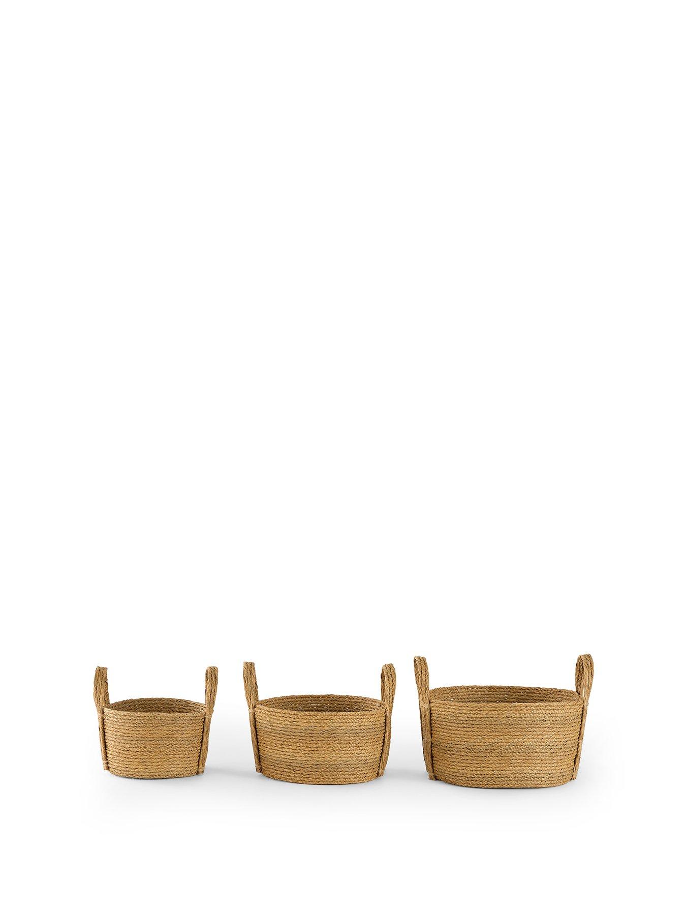 Image 2 of 7 of The Very Collection Set Of 3 Round Storage With Handle