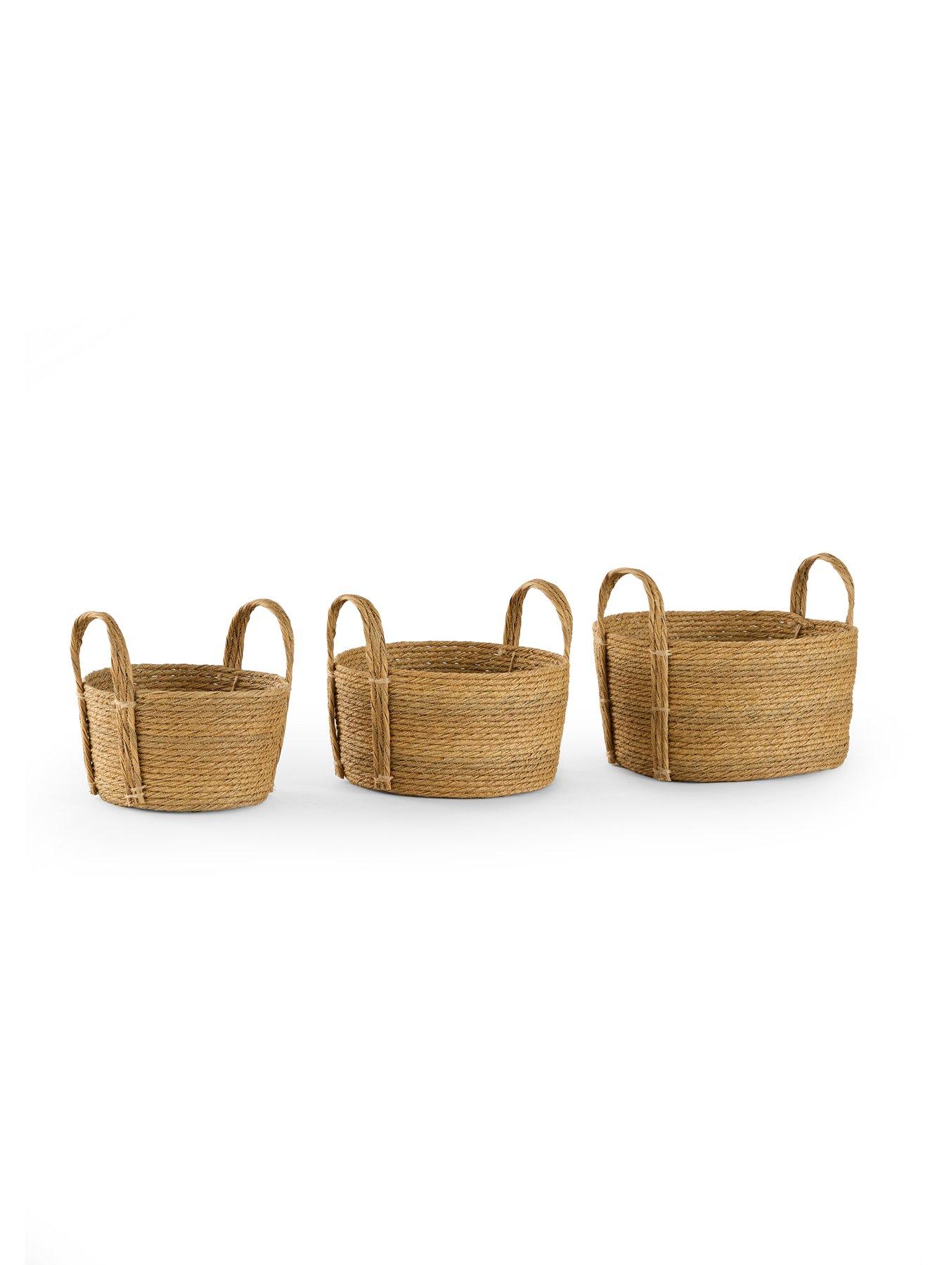 Image 3 of 7 of The Very Collection Set Of 3 Round Storage With Handle