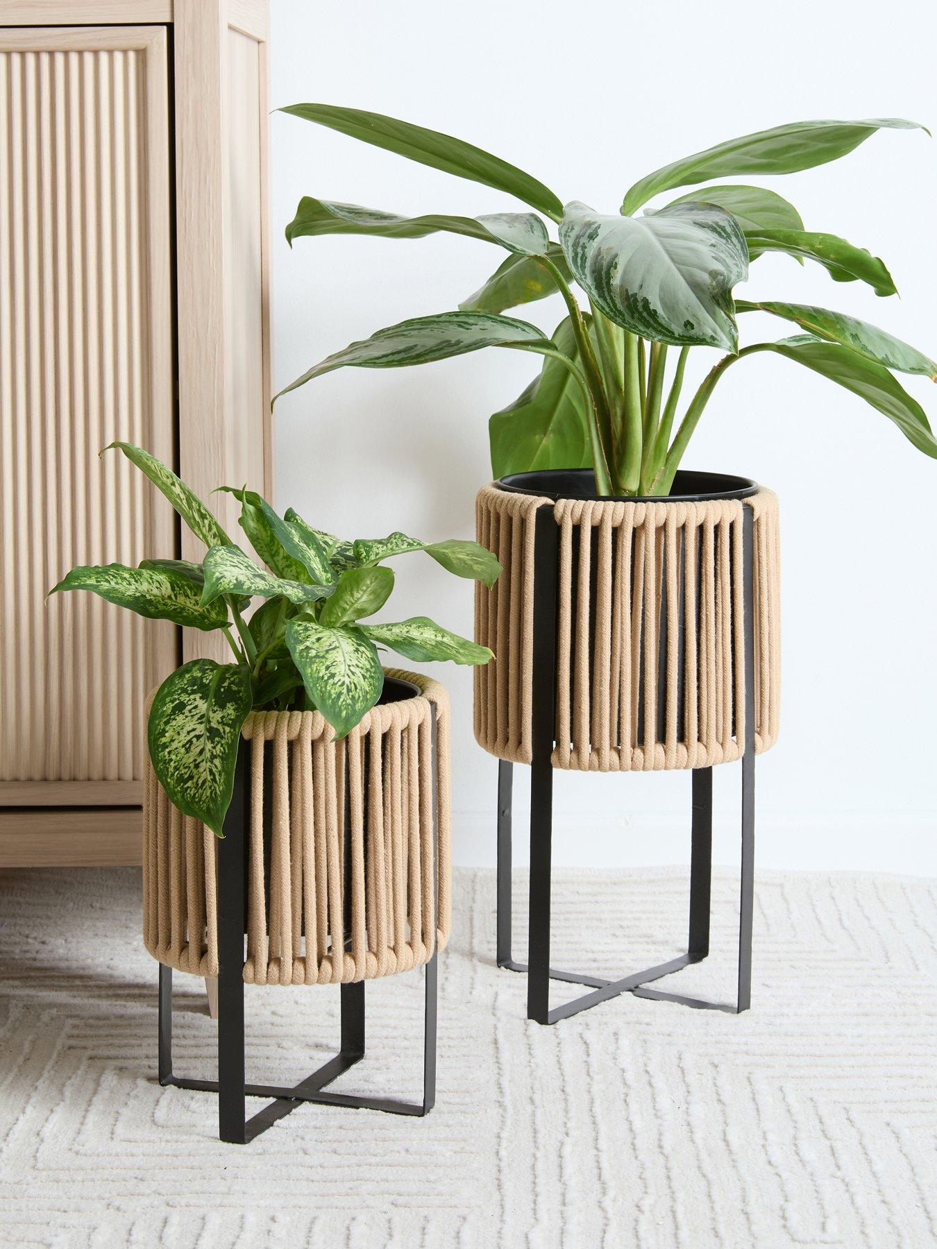 Image 1 of 7 of The Very Collection Set Of 2 Round Planters