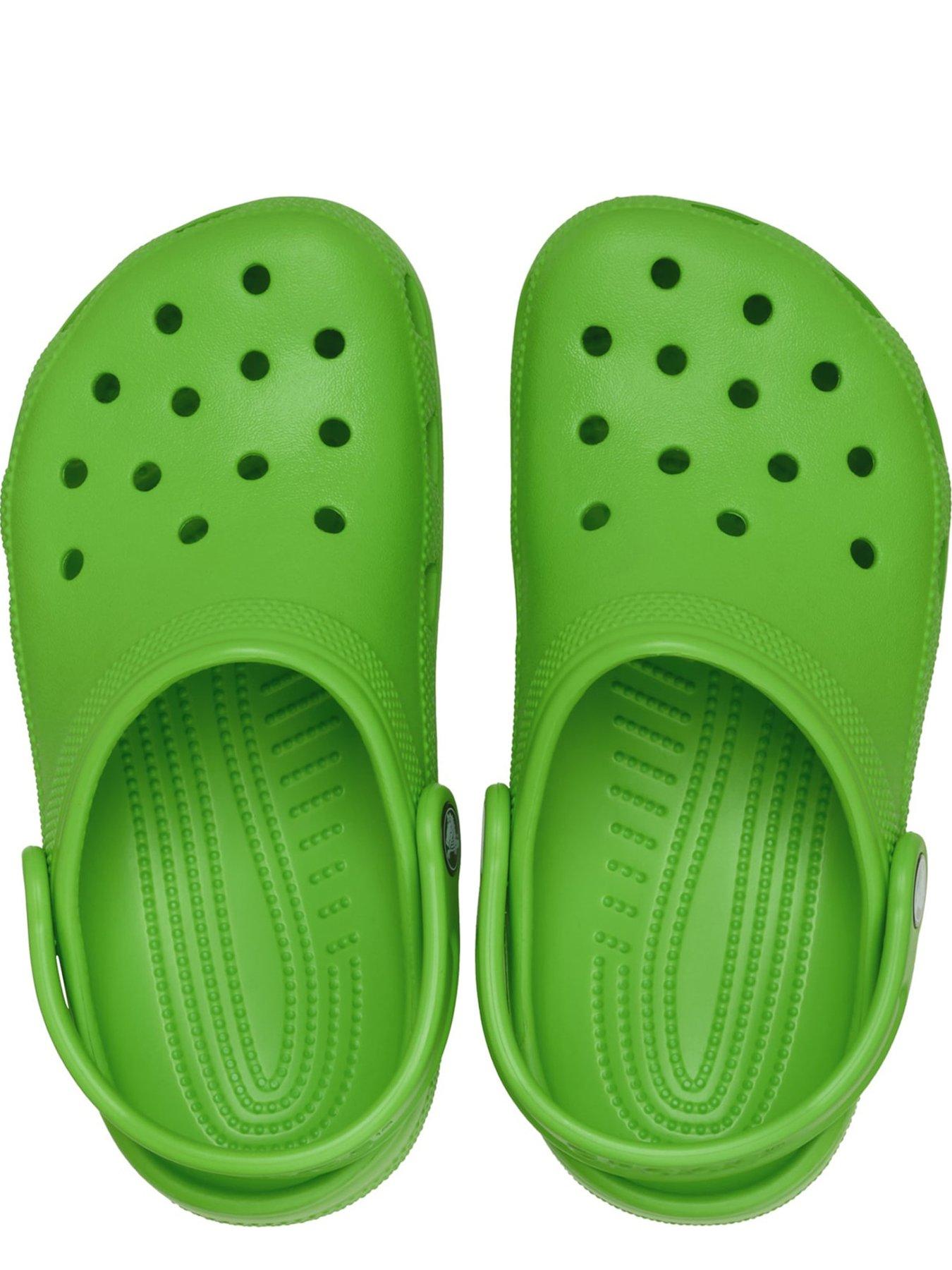 Image 4 of 6 of Crocs Classic Kids Clog - Green