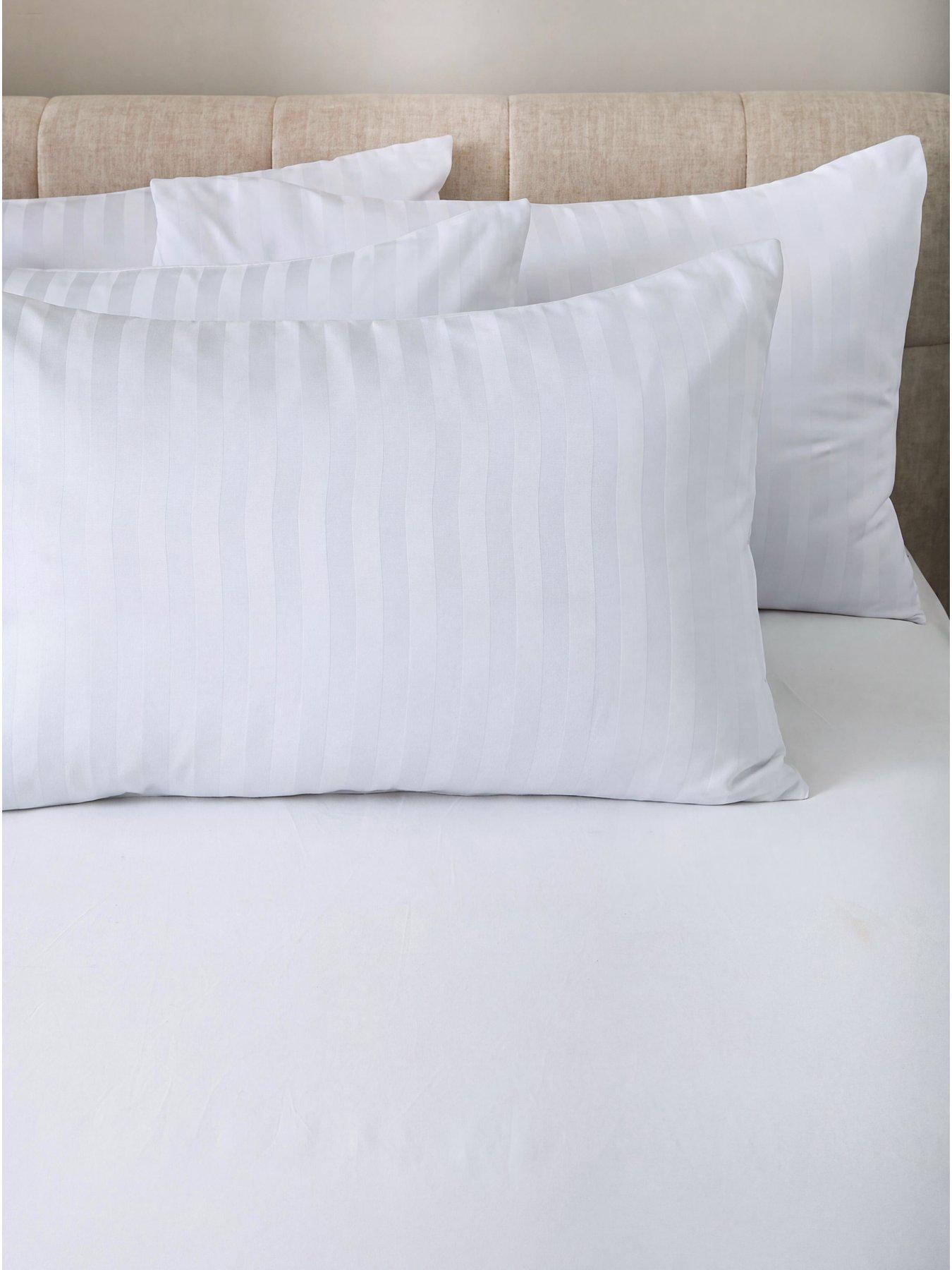 The Very Collection Super Soft Hotel Stripe 4 Pack Pillowcase