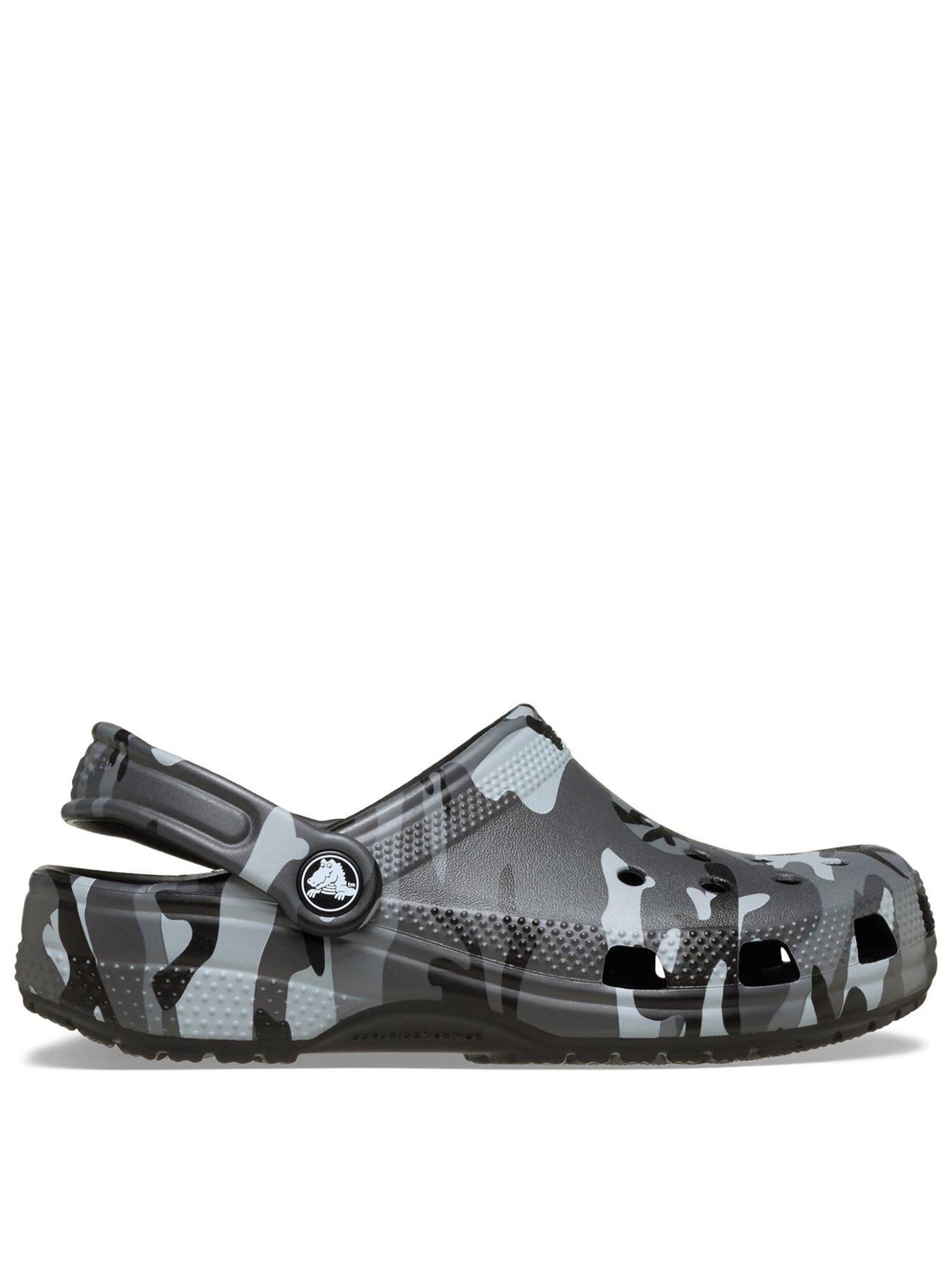 Crocs Kids Classic Camouflage Clog - Grey