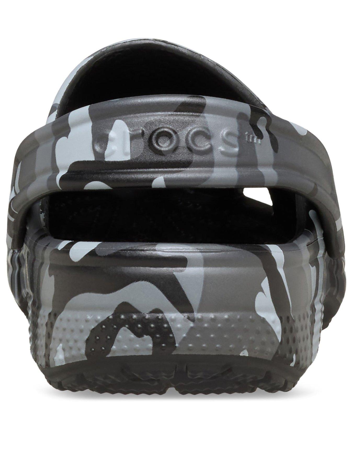 Image 3 of 6 of Crocs Kids Classic Camouflage Clog - Grey