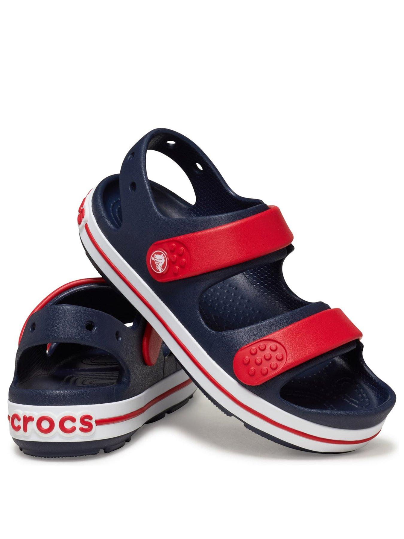 Image 2 of 6 of Crocs Kids Crocband Cruiser Sandal - Navy/red