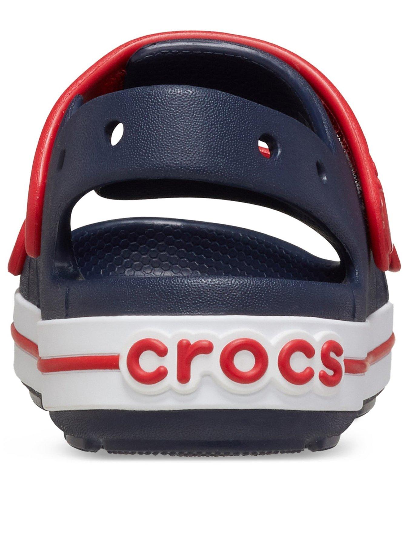 Image 3 of 6 of Crocs Kids Crocband Cruiser Sandal - Navy/red