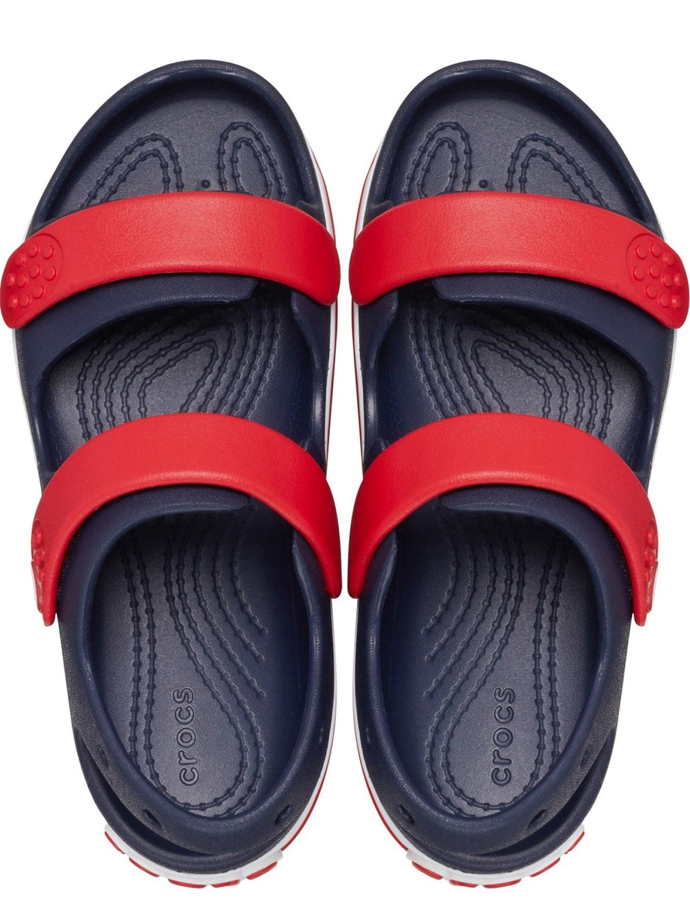 Image 4 of 6 of Crocs Kids Crocband Cruiser Sandal - Navy/red