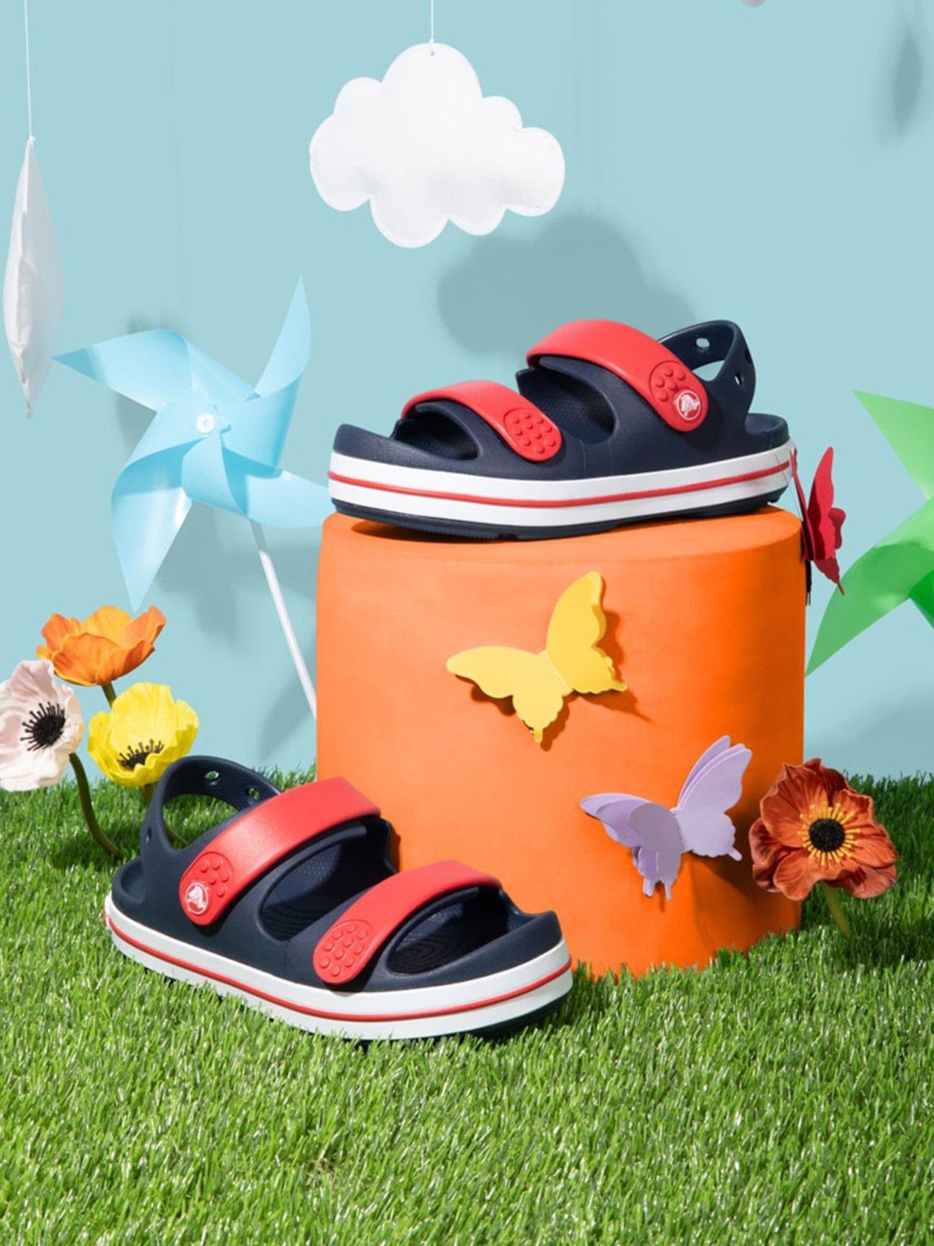 Image 6 of 6 of Crocs Kids Crocband Cruiser Sandal - Navy/red