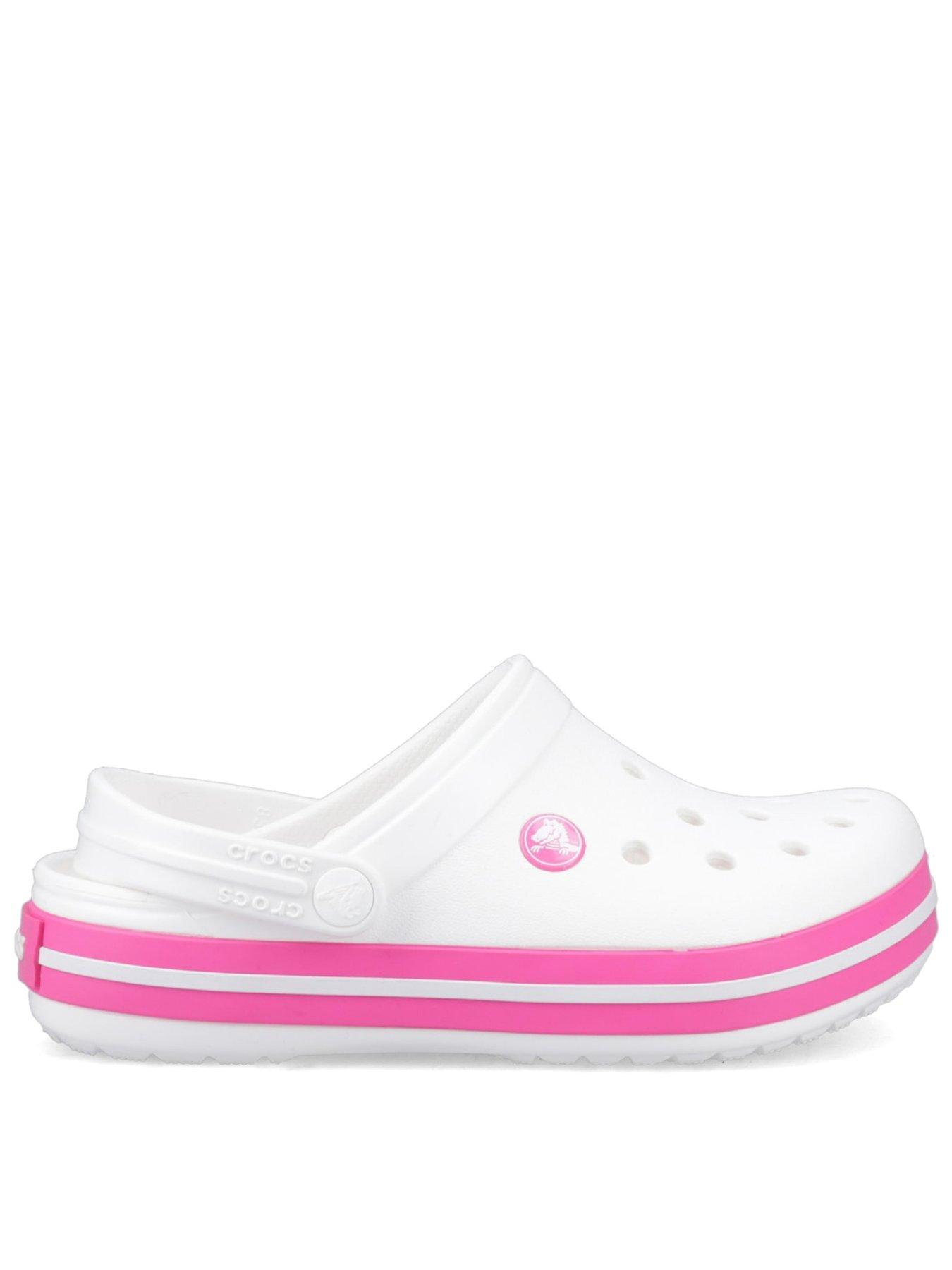 Image 1 of 6 of Crocs Kids Crocband Clog - White