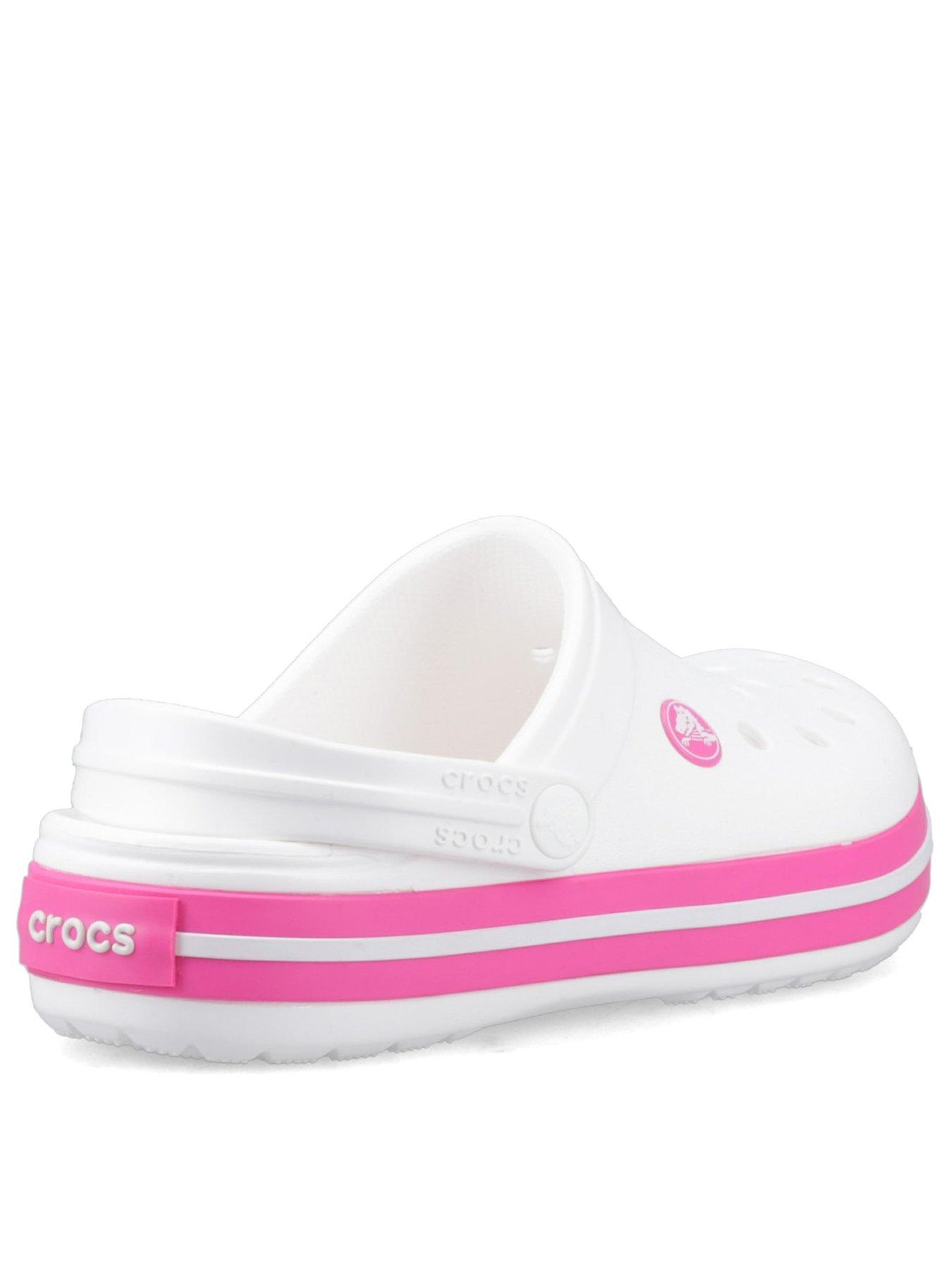 Image 3 of 6 of Crocs Kids Crocband Clog - White