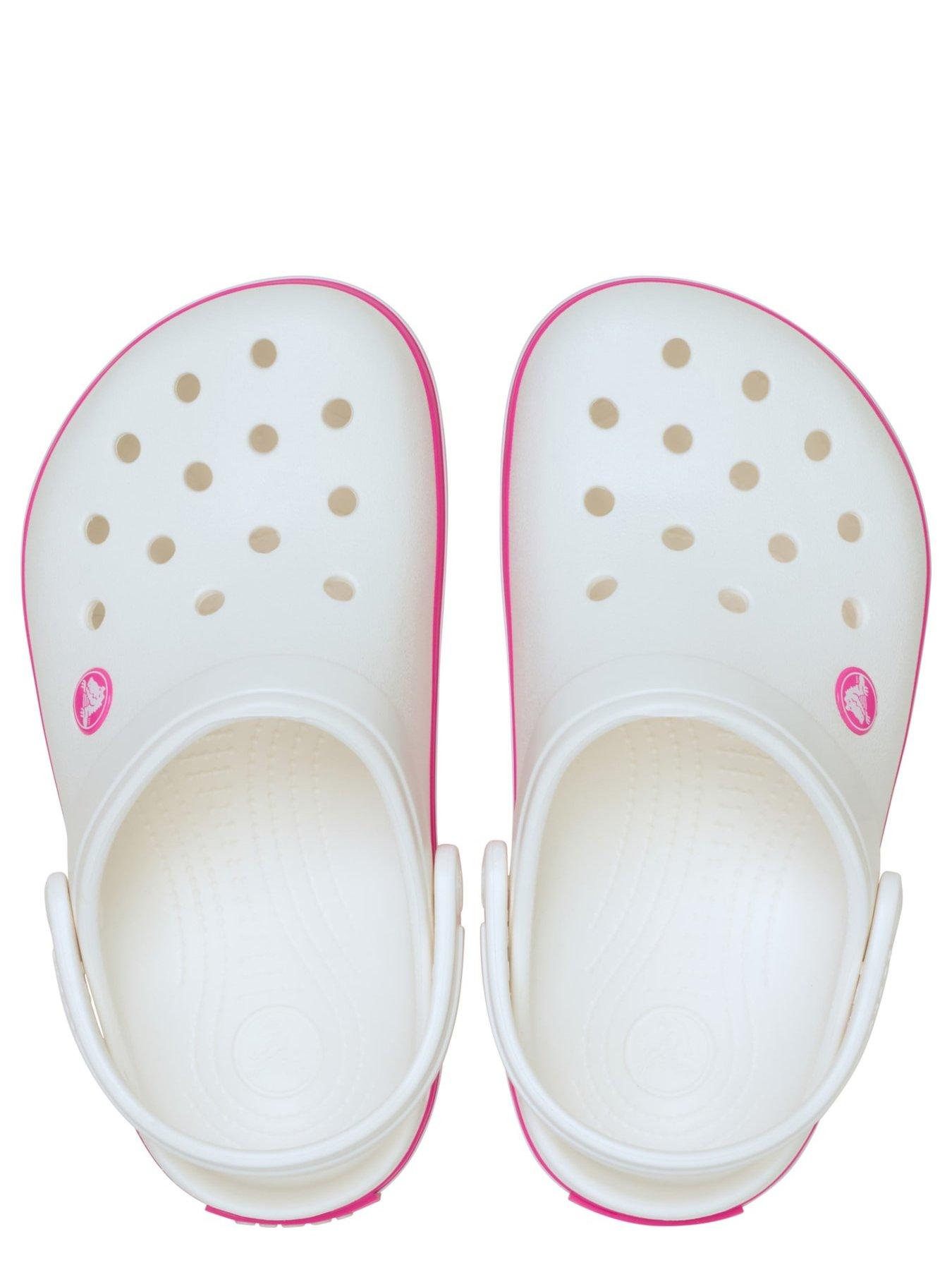 Image 4 of 6 of Crocs Kids Crocband Clog - White