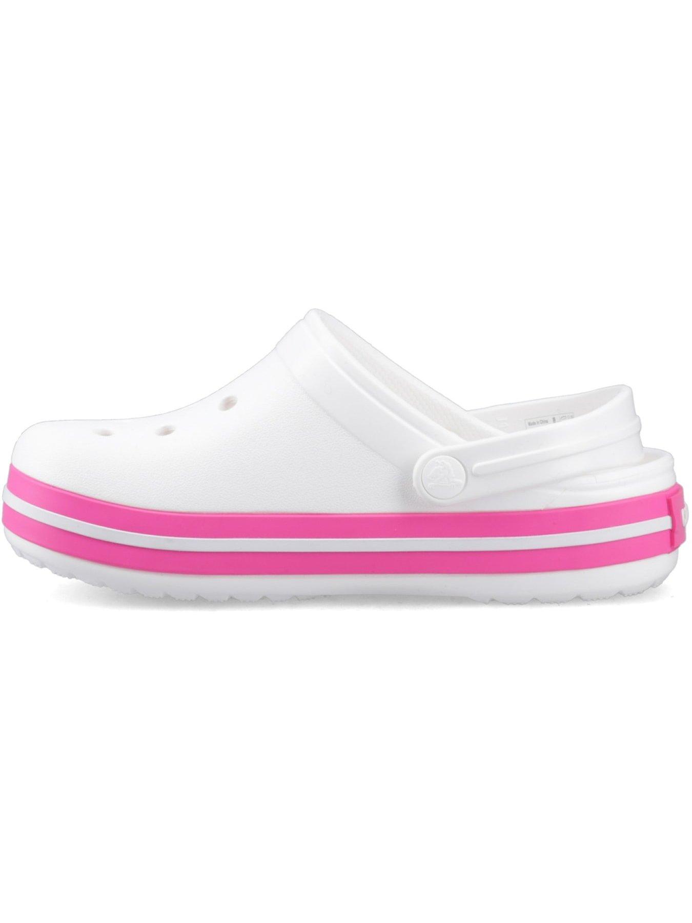 Image 6 of 6 of Crocs Kids Crocband Clog - White