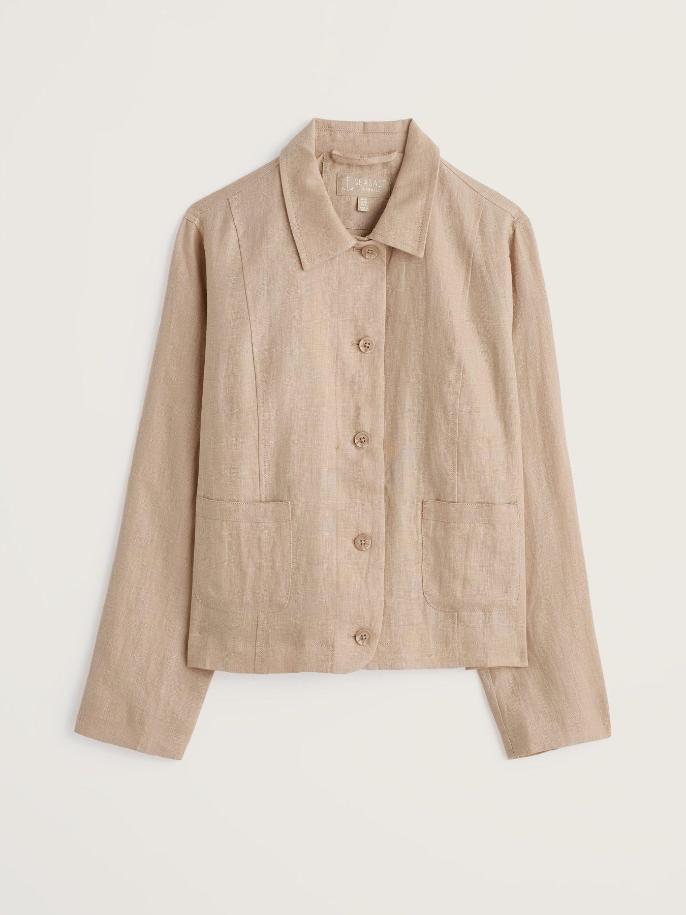 Image 4 of 5 of Seasalt Cornwall Arame Jacket Whelk