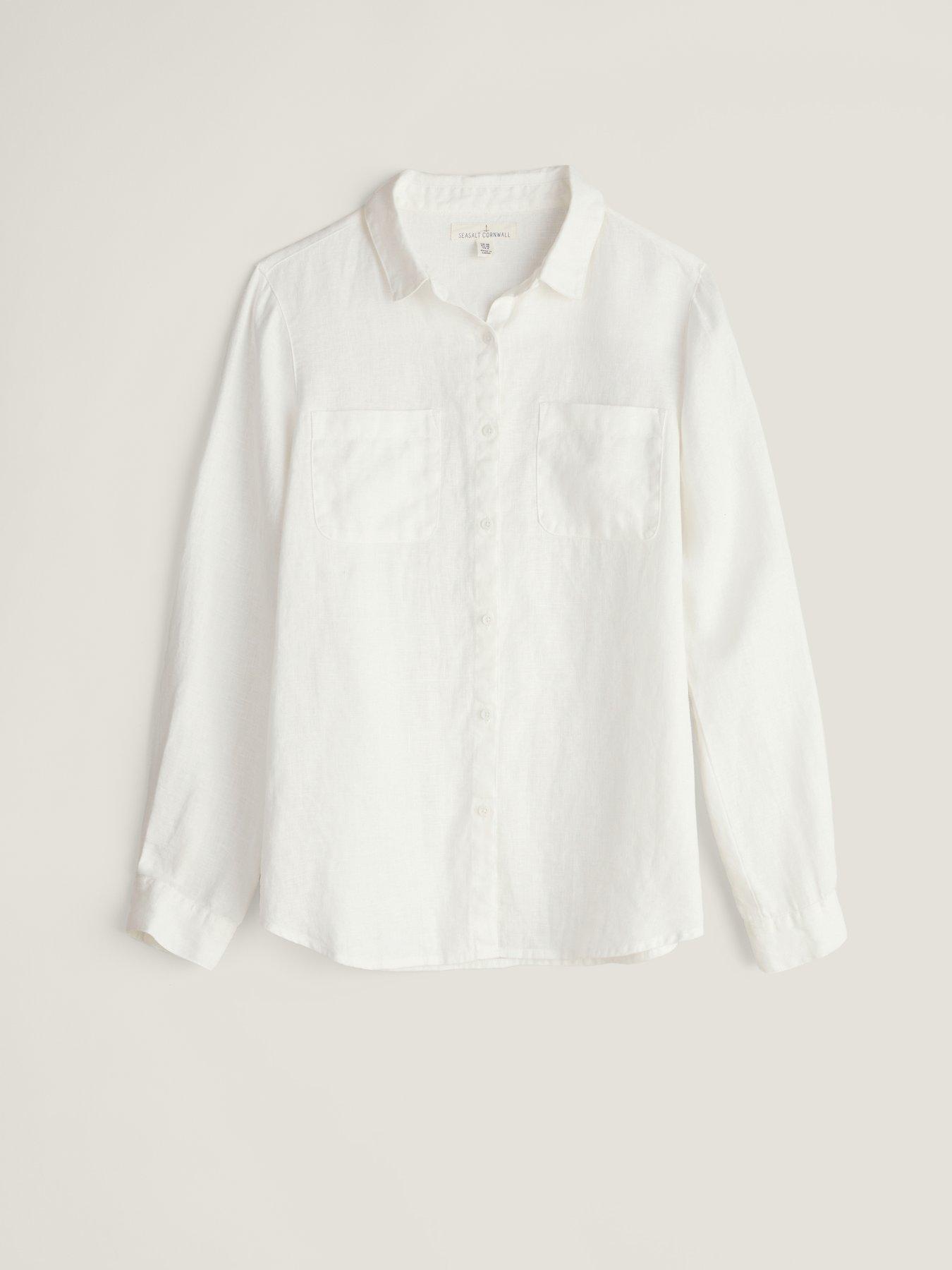 Image 4 of 5 of Seasalt Cornwall Hazel Branch Shirt Chalk