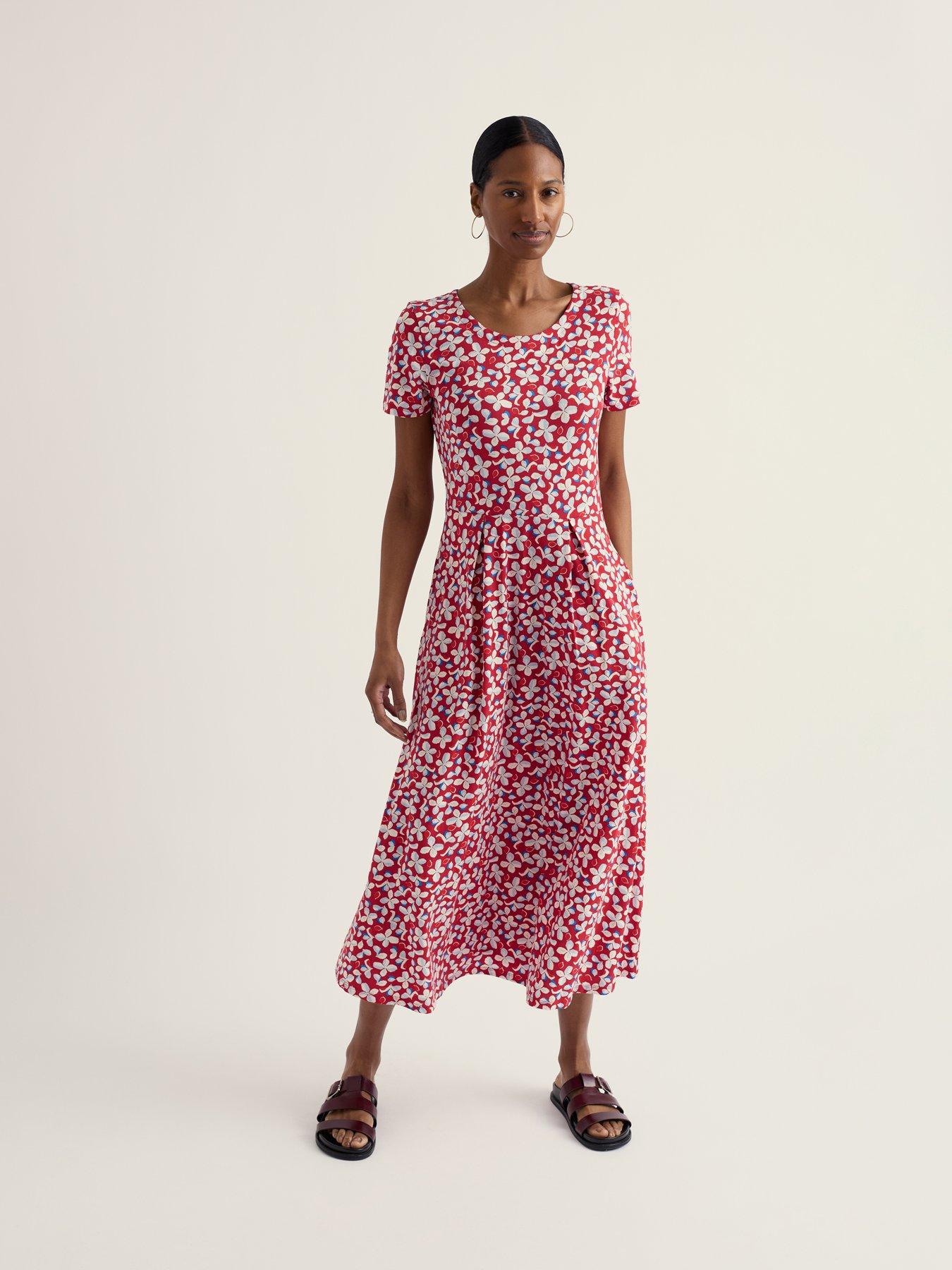 Seasalt Cornwall Short Sleeve Veronica Print Dress - Multi