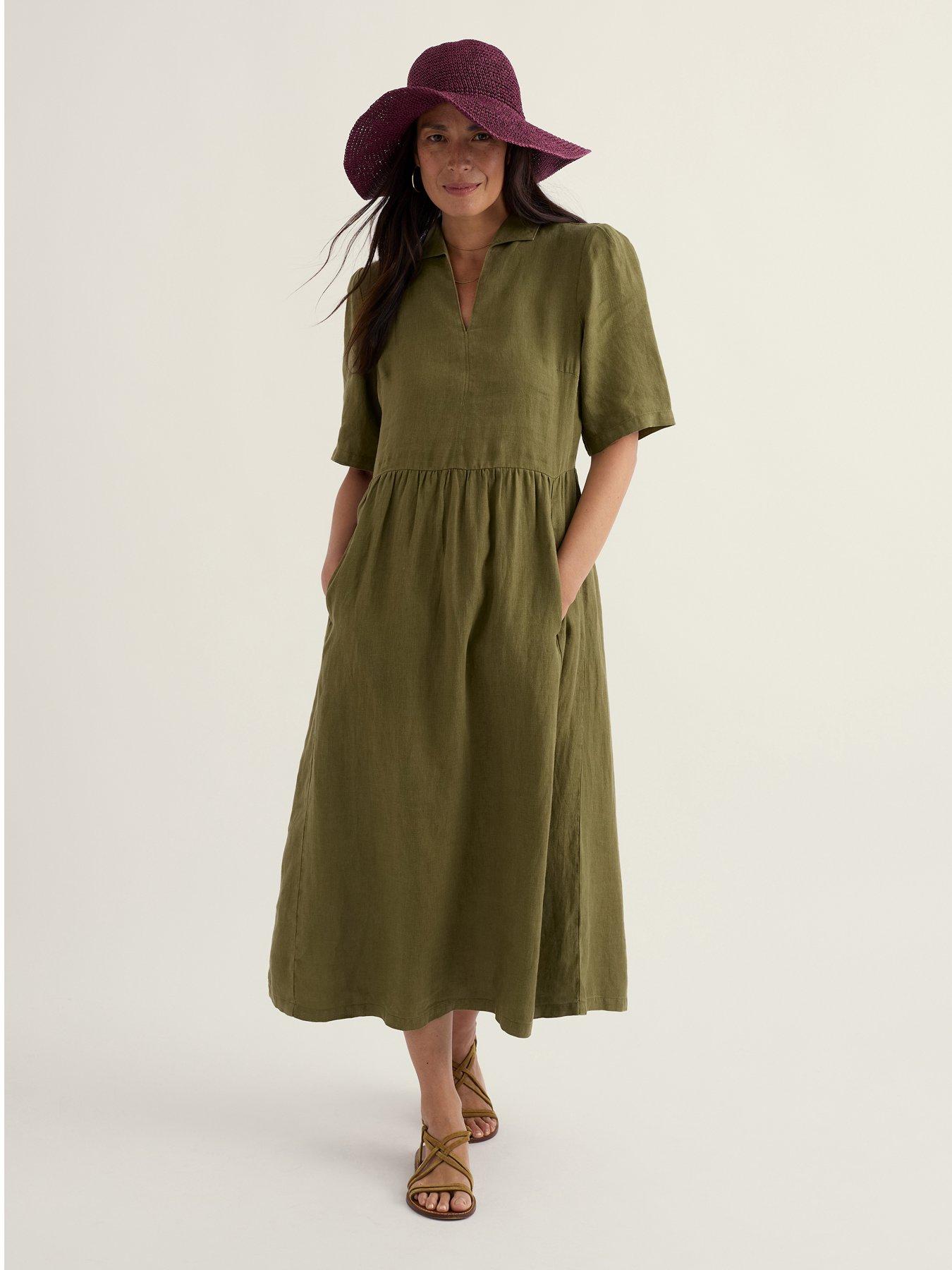 Seasalt Cornwall Fen Violet Dress Creek - Multi