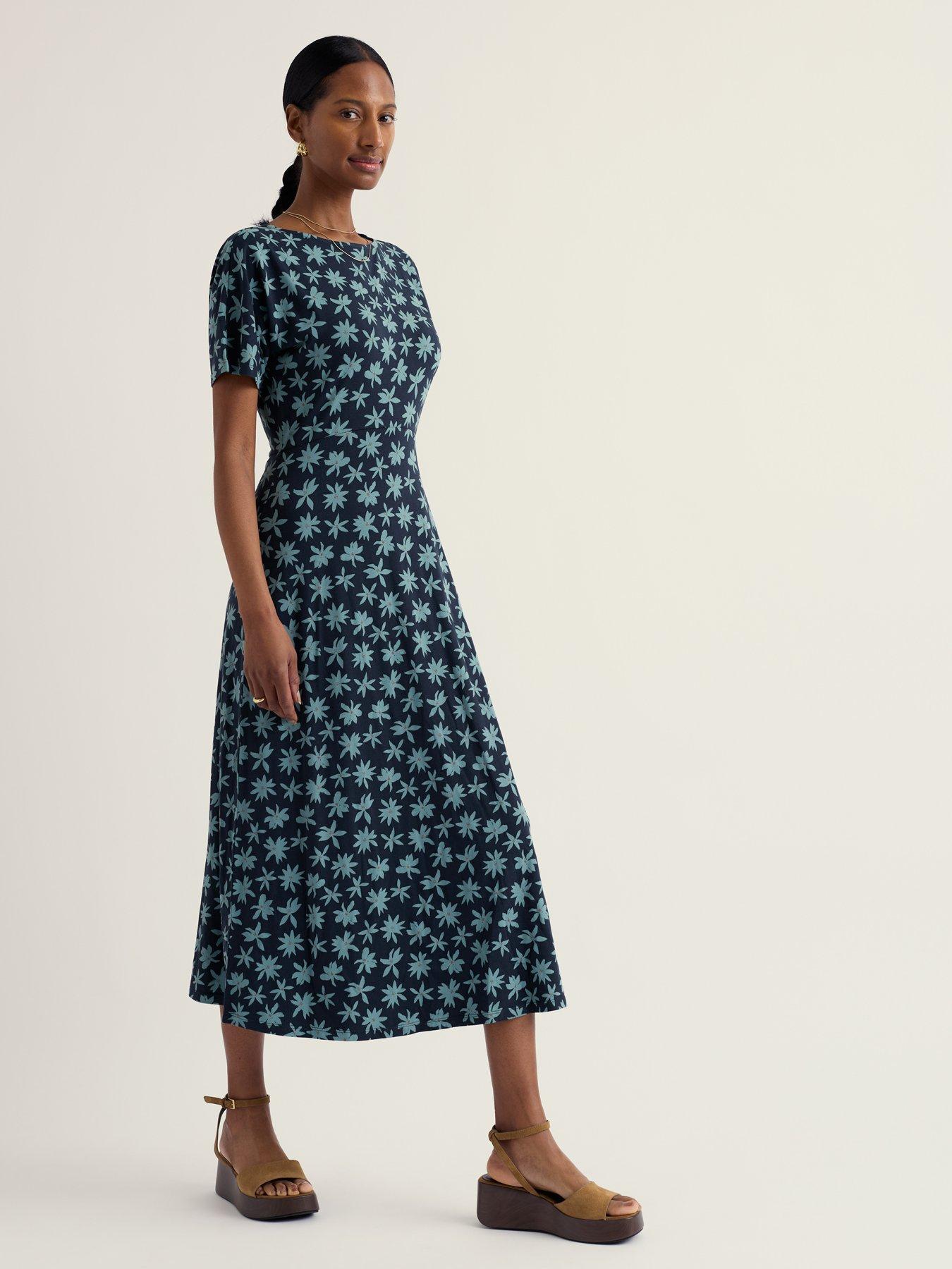 Seasalt Cornwall Mirva Dress Tropic Bloom Maritime - Multi