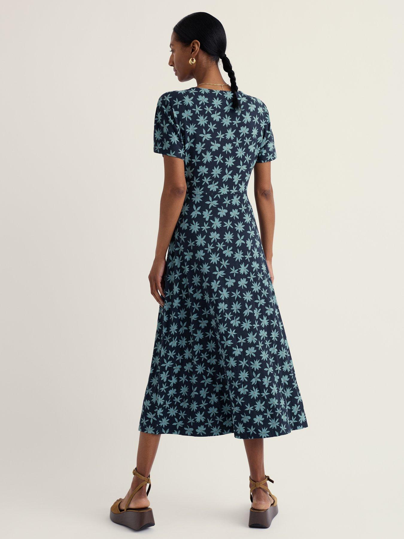 Image 2 of 5 of Seasalt Cornwall Mirva Dress Tropic Bloom Maritime - Multi
