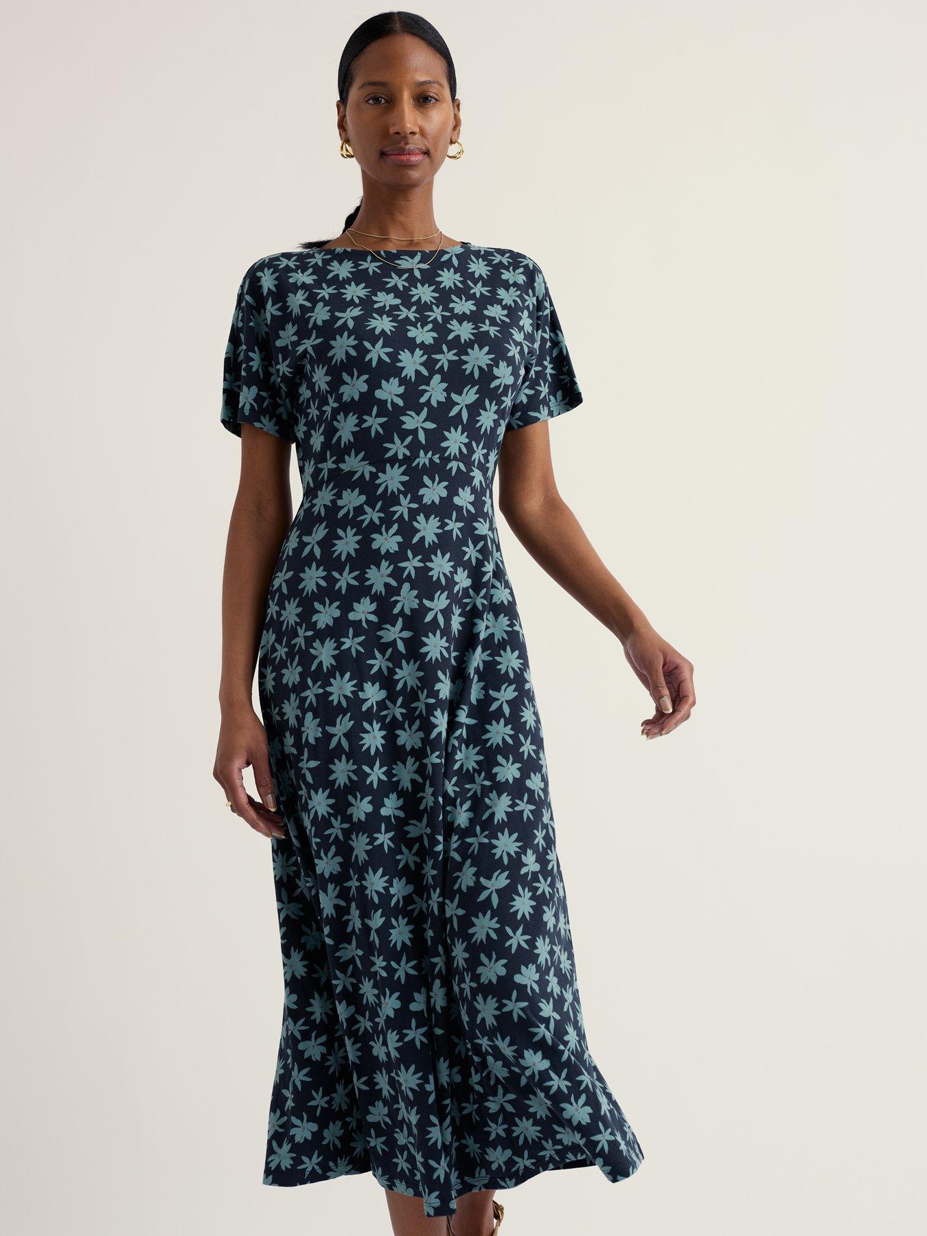 Image 3 of 5 of Seasalt Cornwall Mirva Dress Tropic Bloom Maritime - Multi