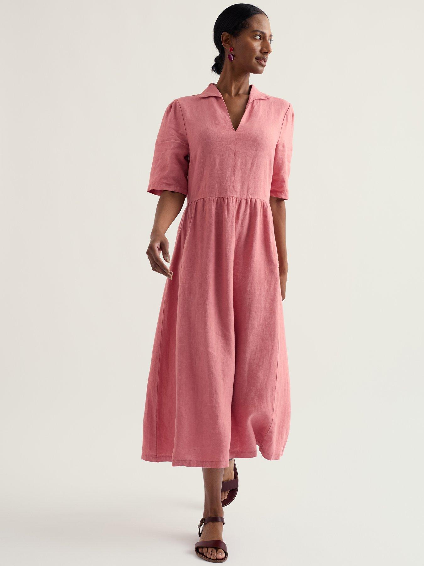 Image 1 of 5 of Seasalt Cornwall Fen Violet Dress Wild Rose
