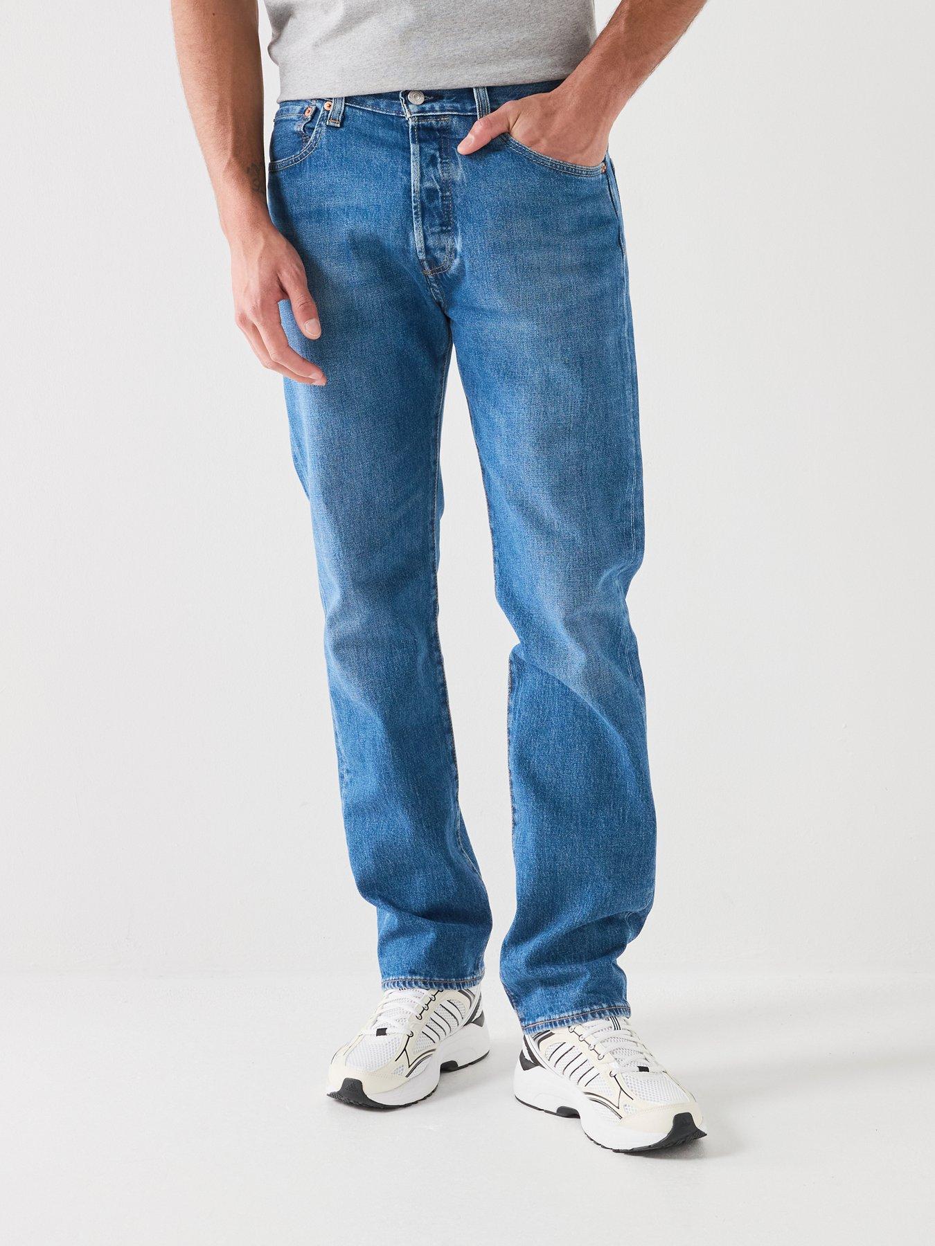 Levi's 501 Original Straight Fit Jeans - The Fairway Light Blue