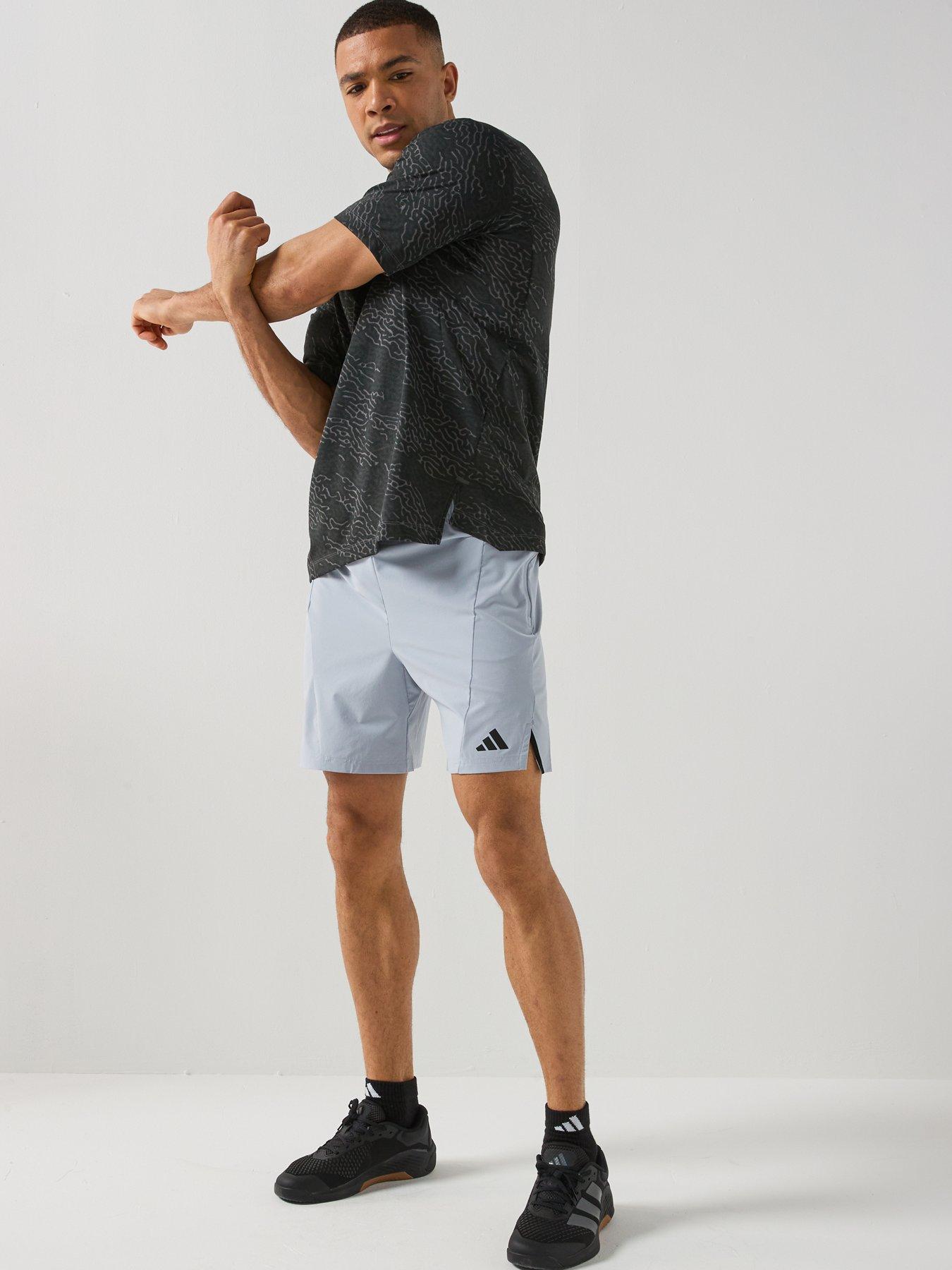 Image 3 of 6 of adidas Mens Training D4T Short - Grey