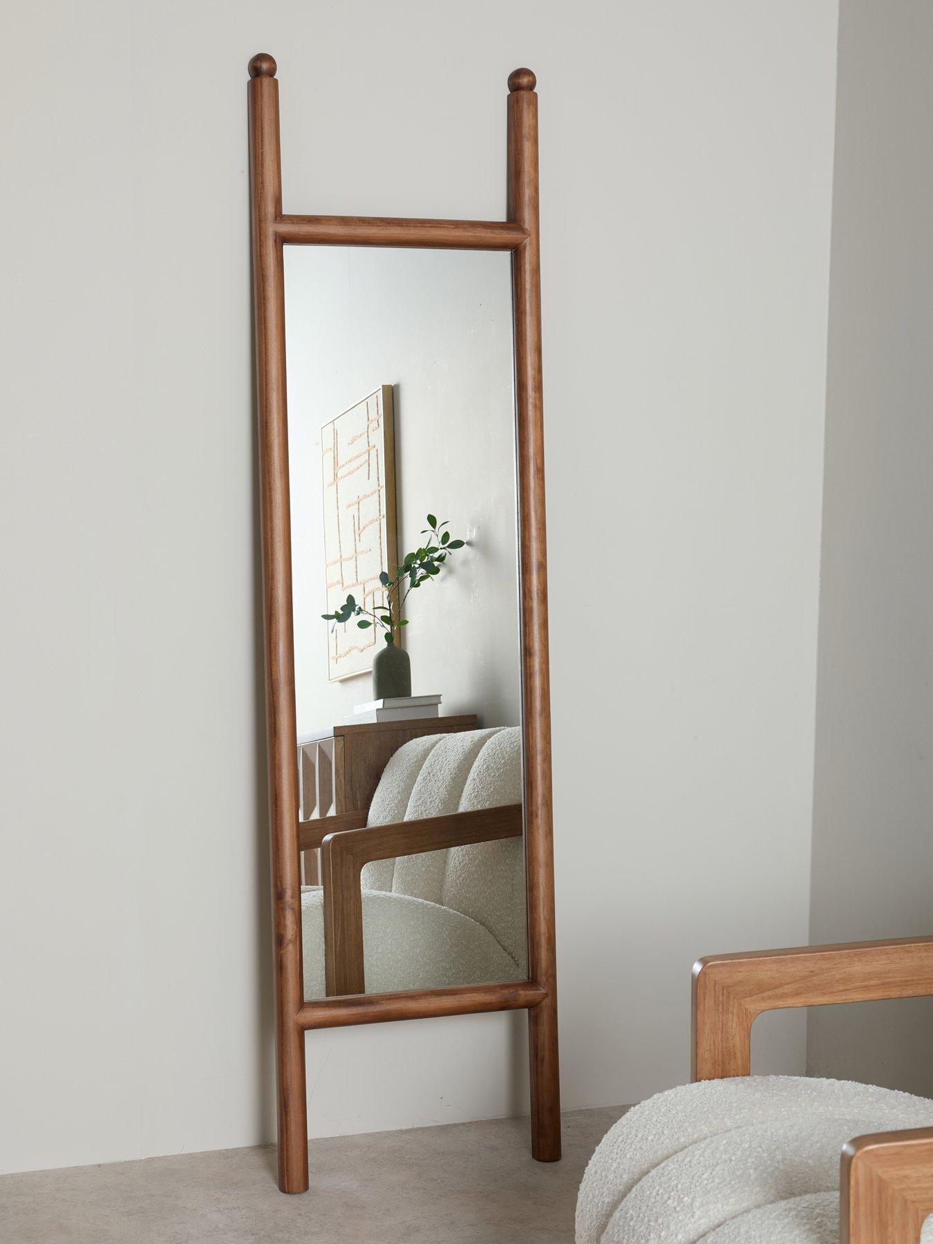 The Very Collection Wooden Ladder Mirror 47x178cm