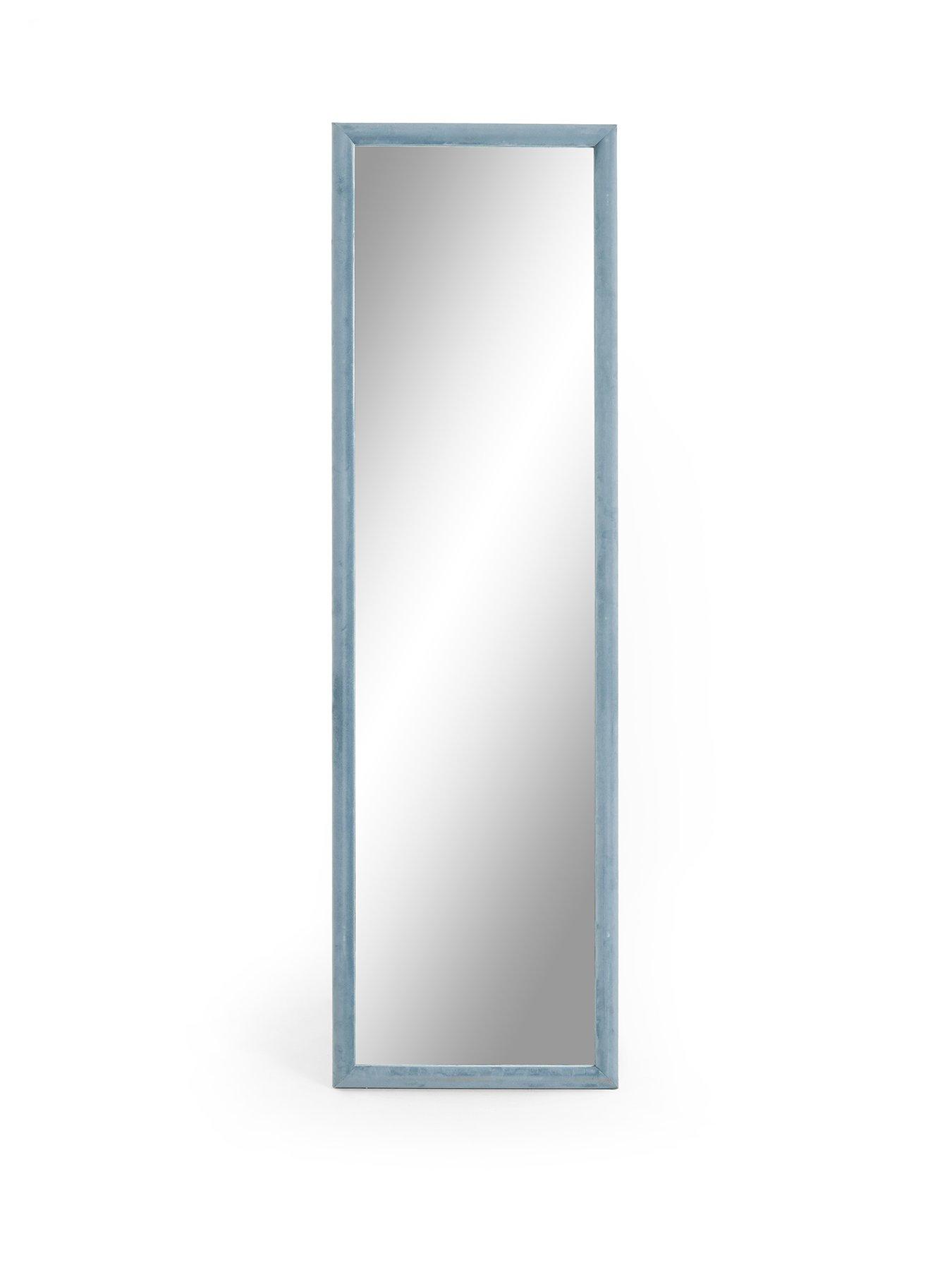 Image 2 of 6 of The Very Collection Velvet Standing Mirror 47x159cm