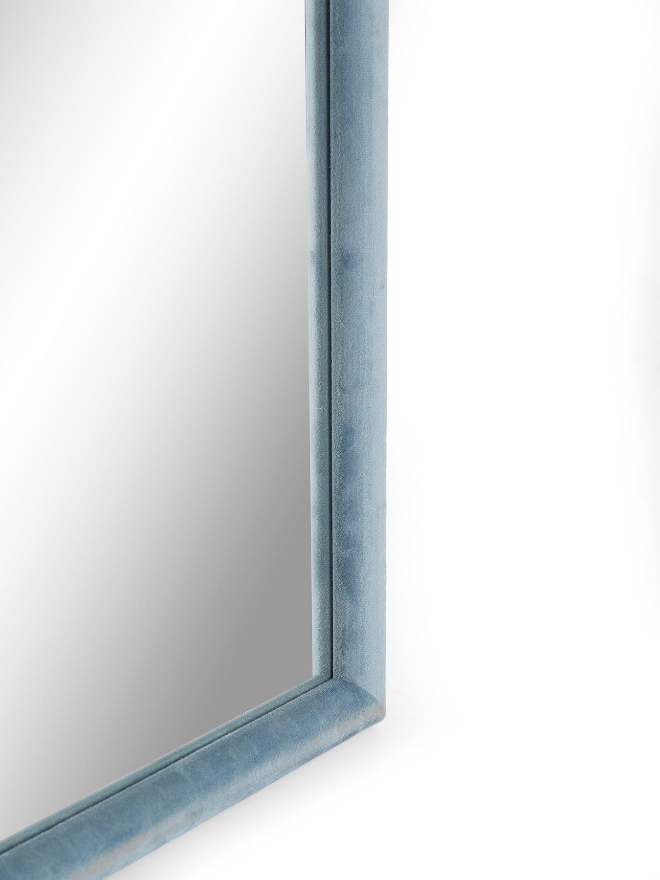 Image 4 of 6 of The Very Collection Velvet Standing Mirror 47x159cm