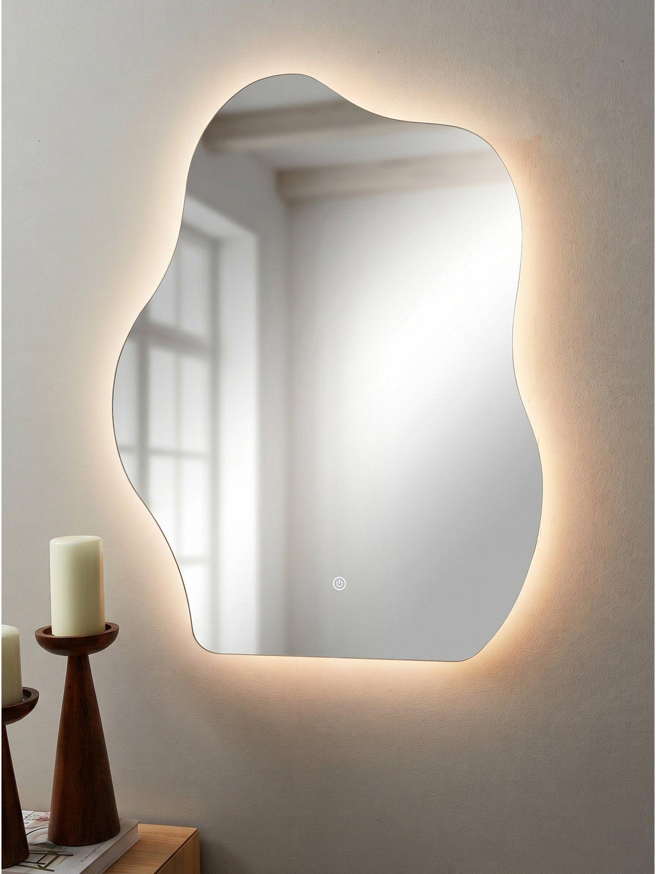 Image 1 of 4 of The Very Collection LED Orangic Wall Mirror 60x80cm
