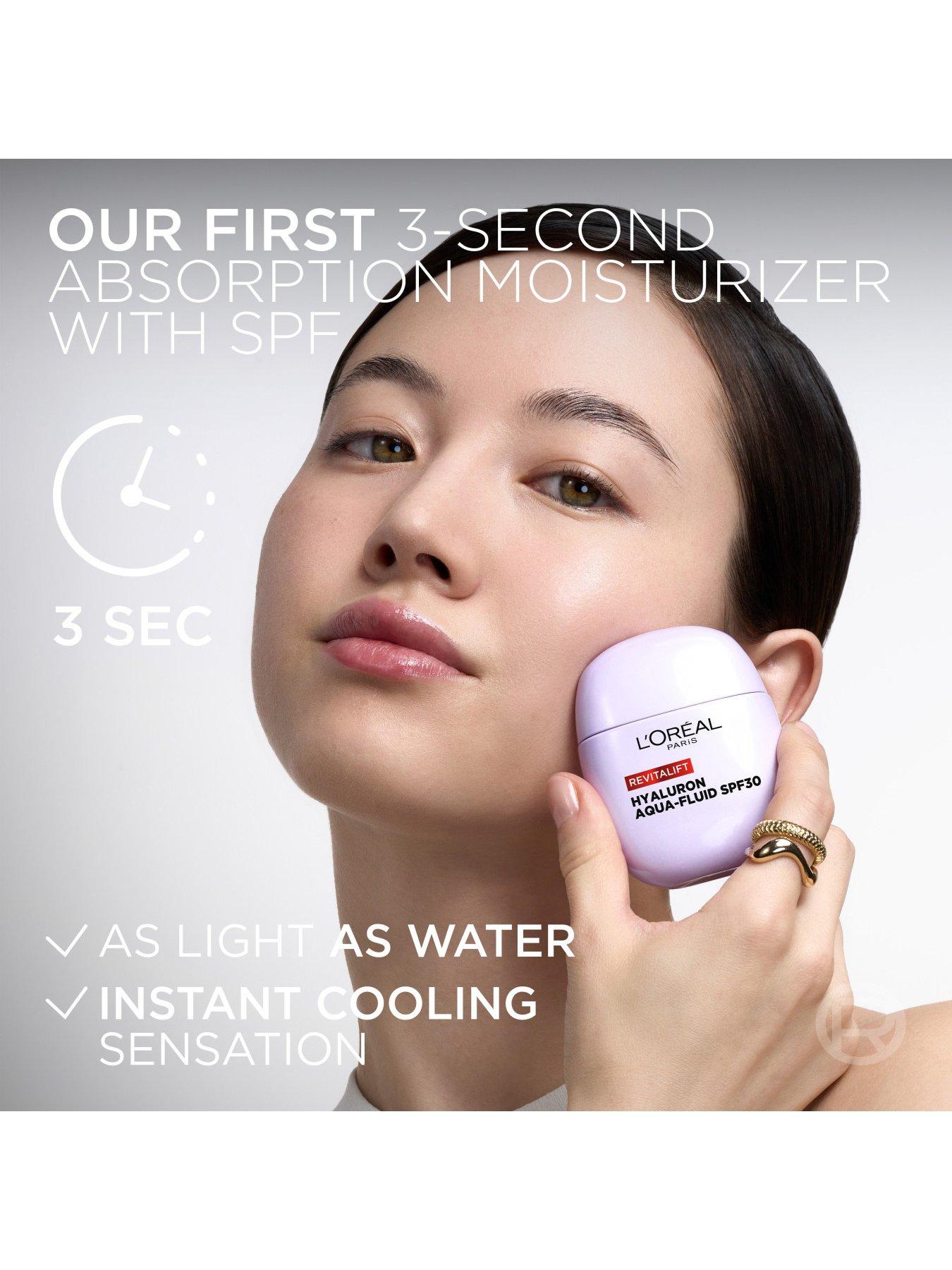 Image 6 of 8 of L'Oreal Paris Revitalift Filler Plumping Aqua-Fluid Moisturiser with SPF30