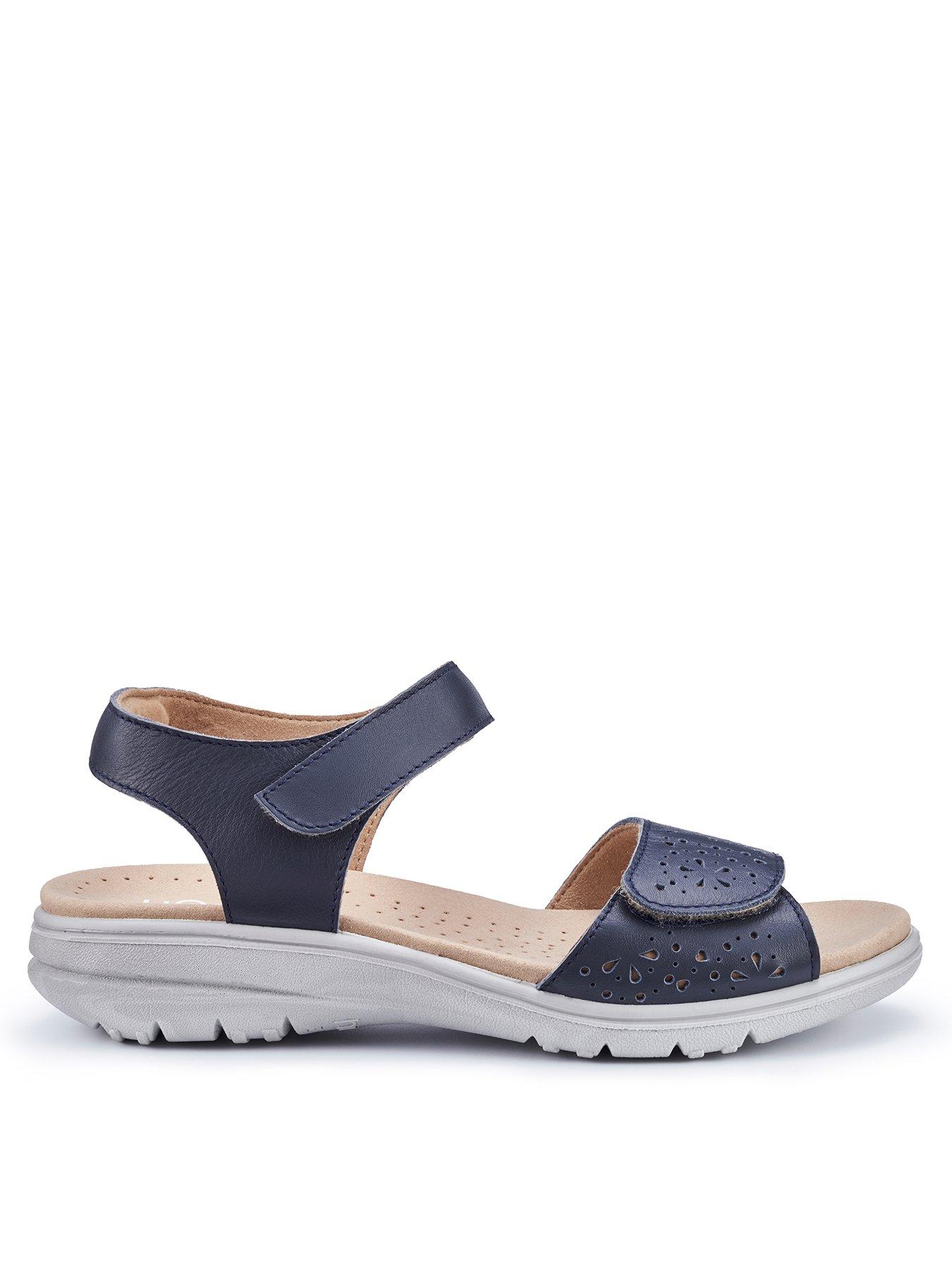 Hotter Leah Ii Wide - Denim Navy
