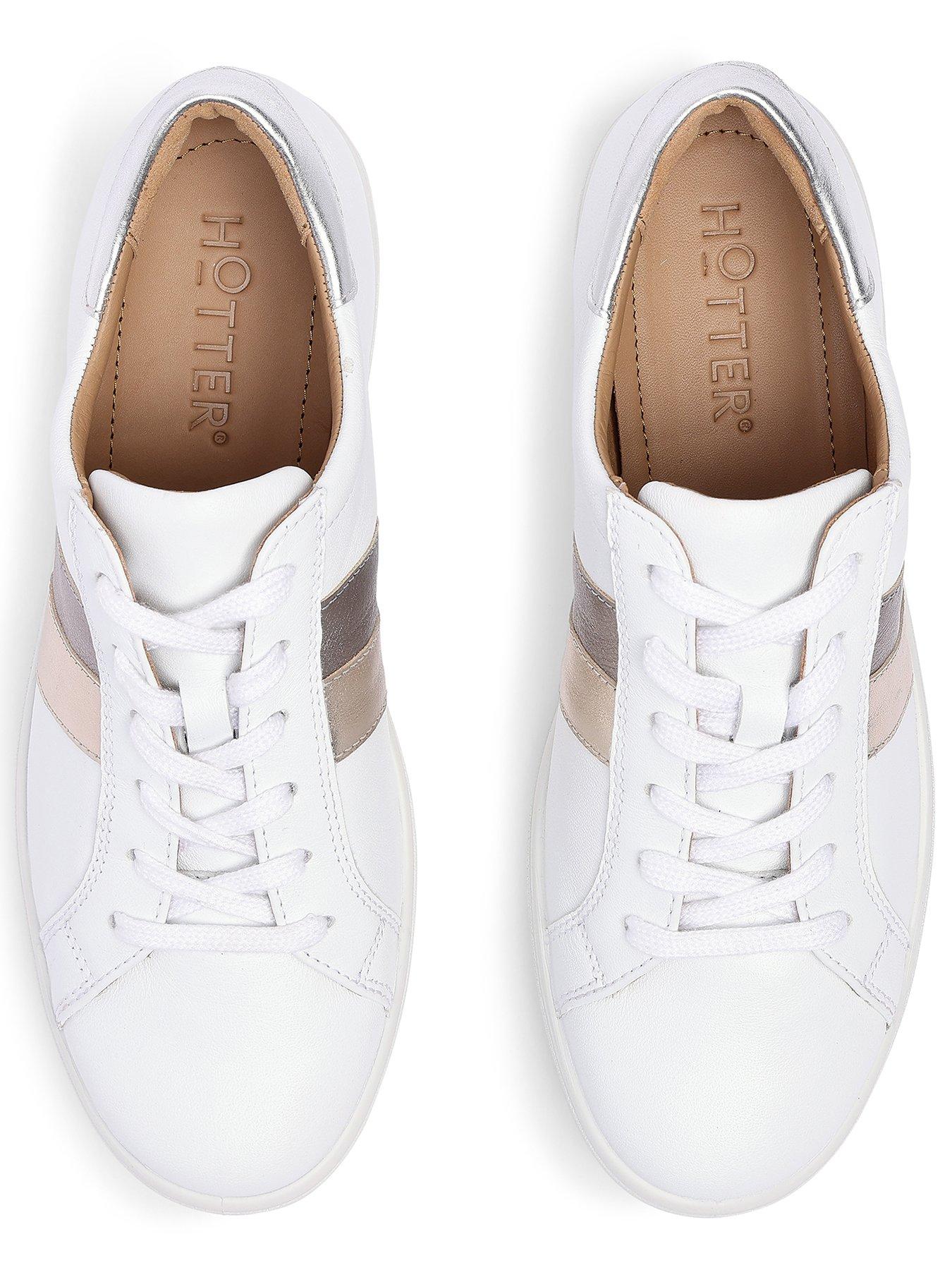  image of hotter-switched-extra-wide-white-metallic