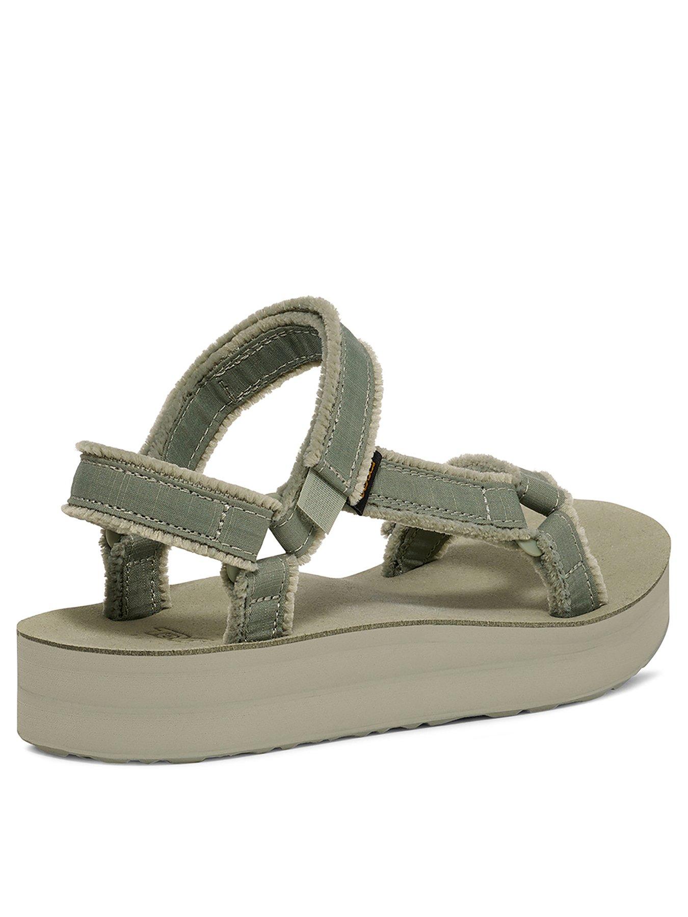 Image 3 of 6 of Teva Midform Universal Canvas Sandals - Green