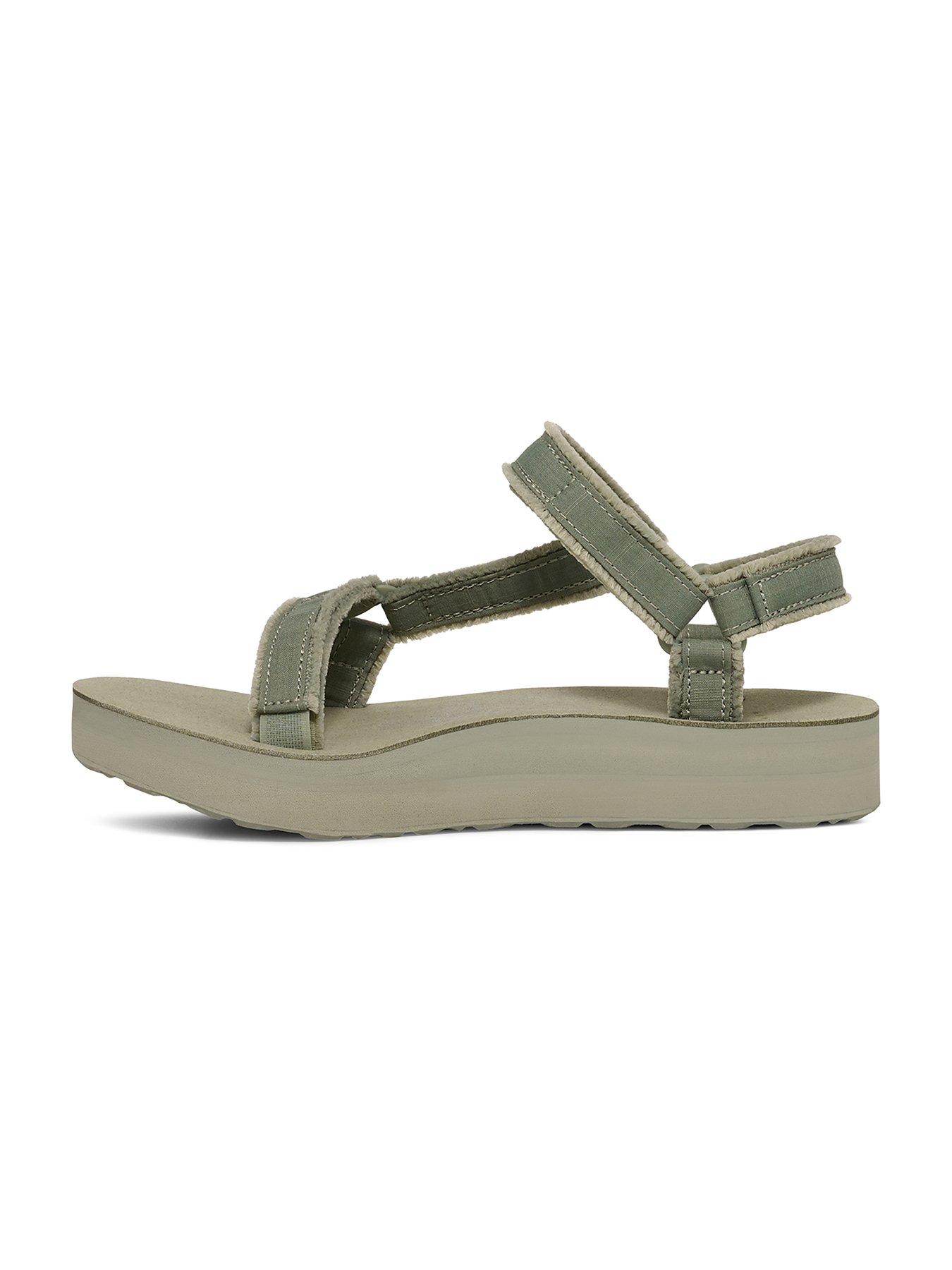 Image 6 of 6 of Teva Midform Universal Canvas Sandals - Green