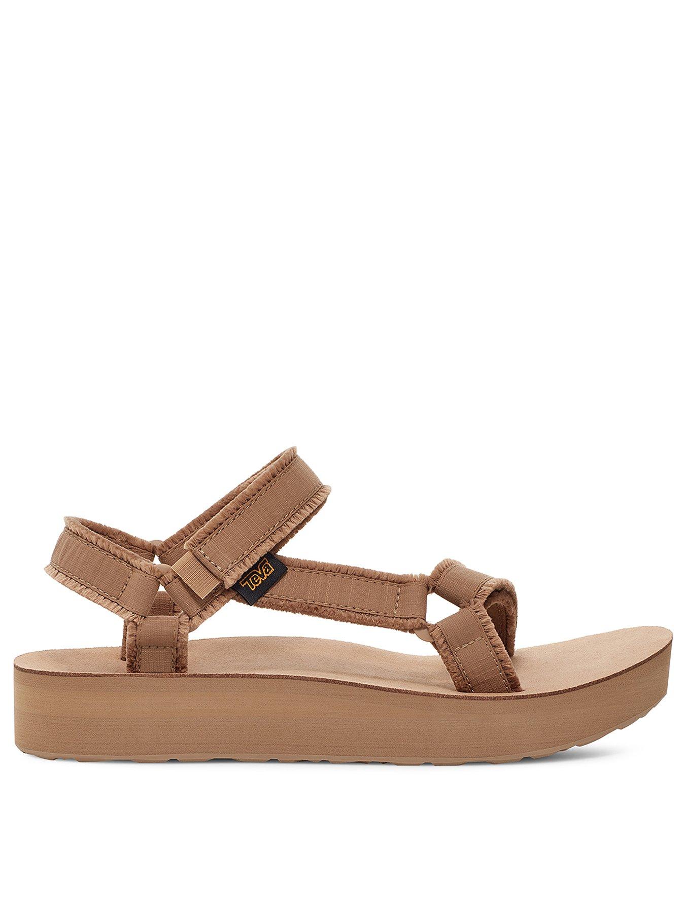Image 1 of 6 of Teva Midform Universal Canvas Sandals - Brown