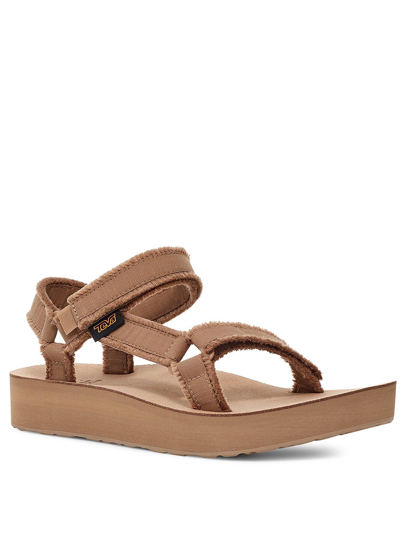 Image 2 of 6 of Teva Midform Universal Canvas Sandals - Brown
