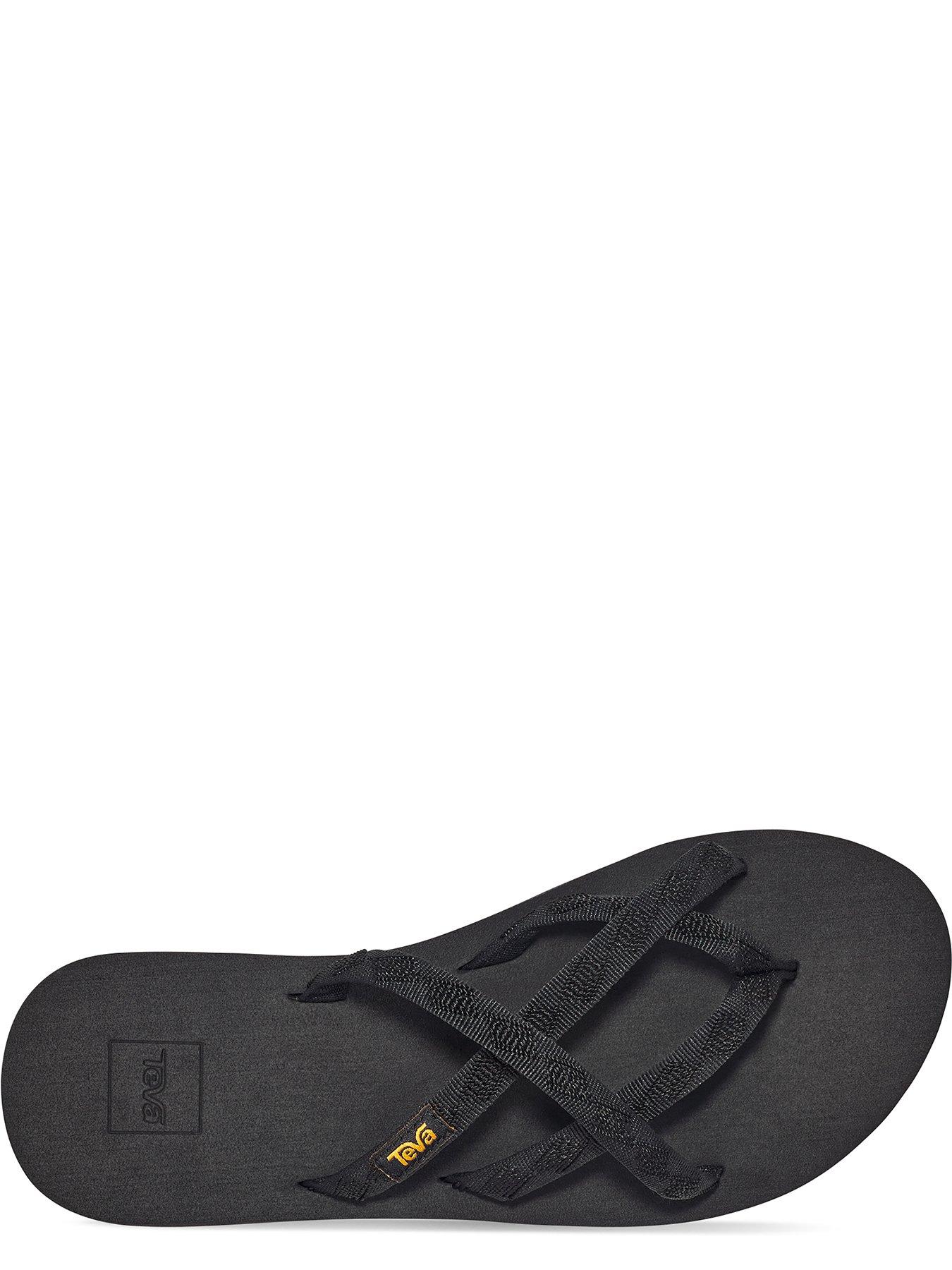  image of teva-olowahu-flat-sandals-nbsp--black