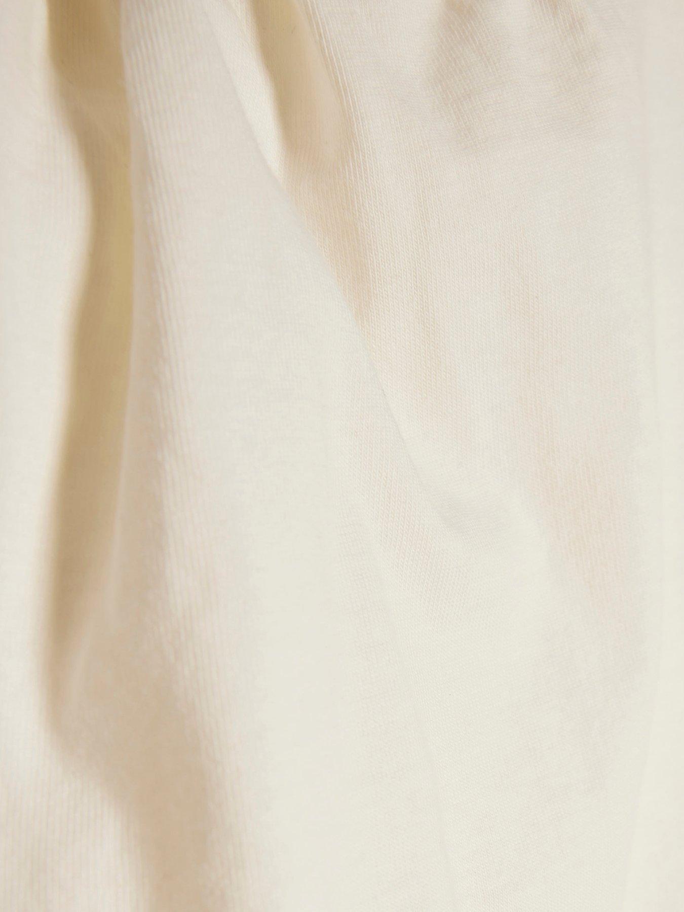 Image 6 of 6 of River Island Short Sleeve Ruched Shoulder Tee