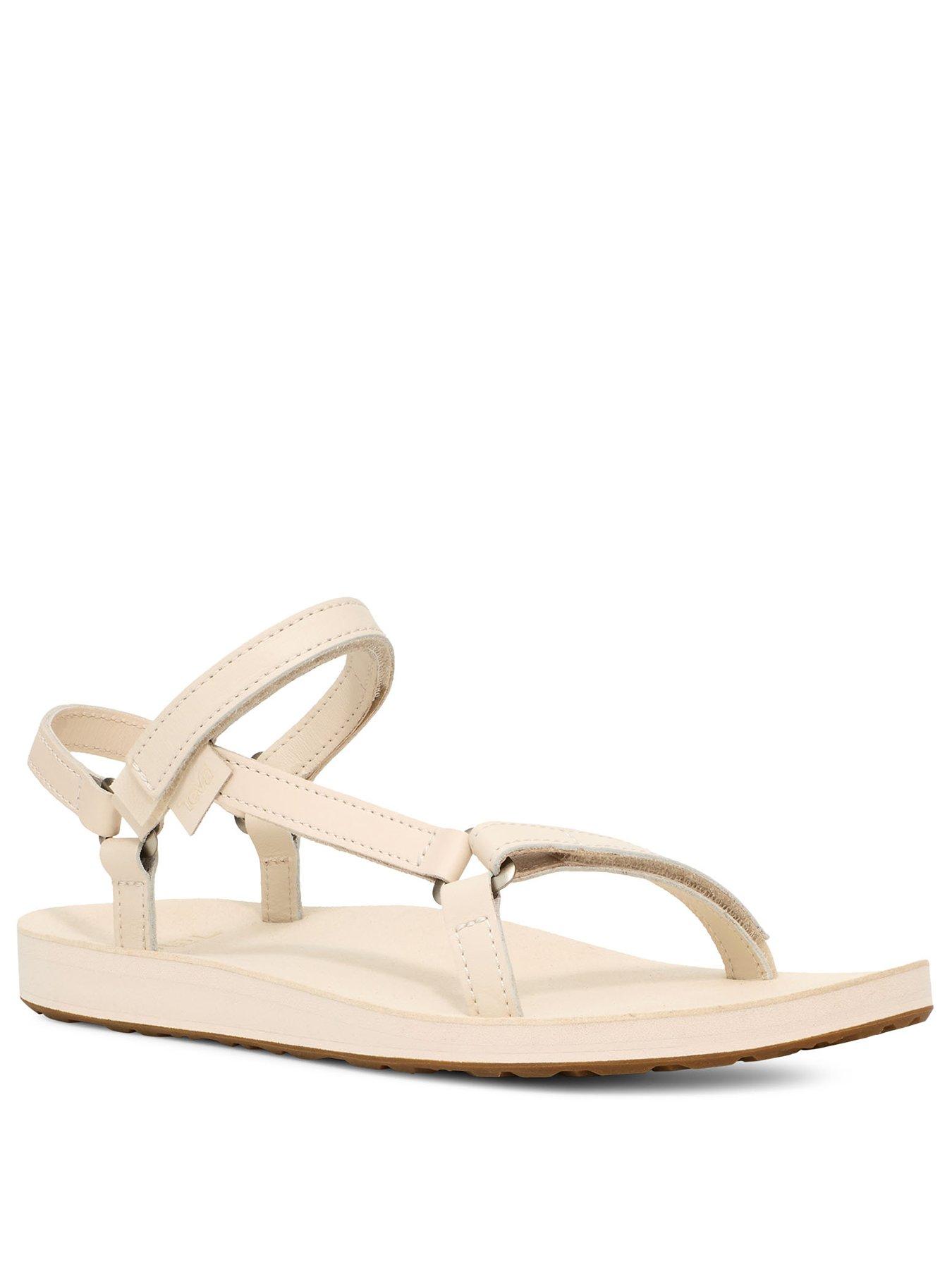 stillFront image of teva-original-universal-slim-leather-sandals-off-white