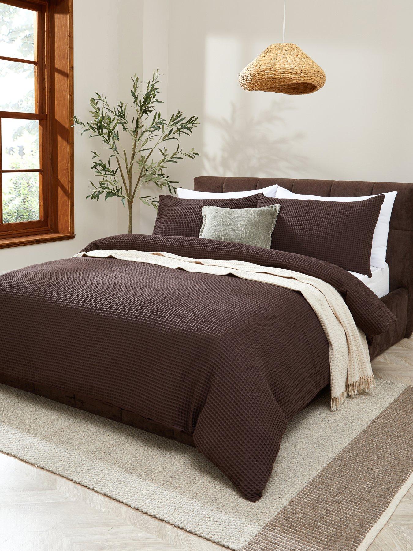 Image 1 of 5 of Michelle Keegan Home Chunky Waffle Duvet Set