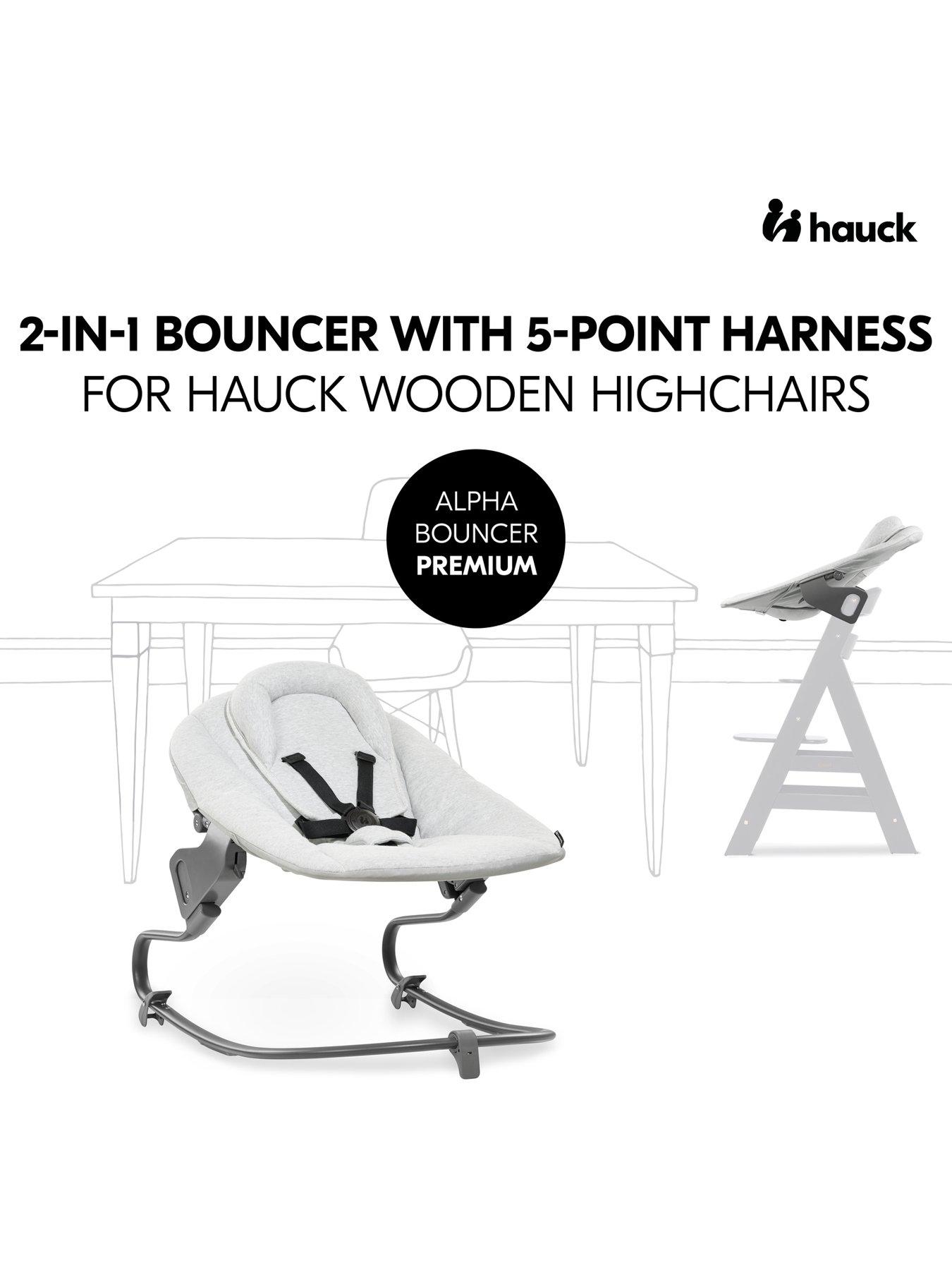  image of hauck-alpha-highchair-premium-bundle-white