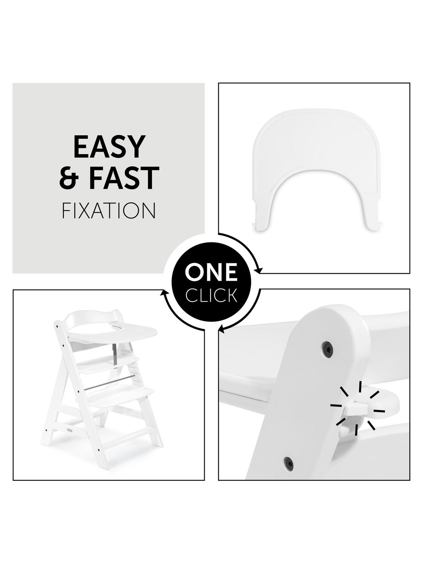 Image 5 of 8 of Hauck Alpha Highchair Premium Bundle - White