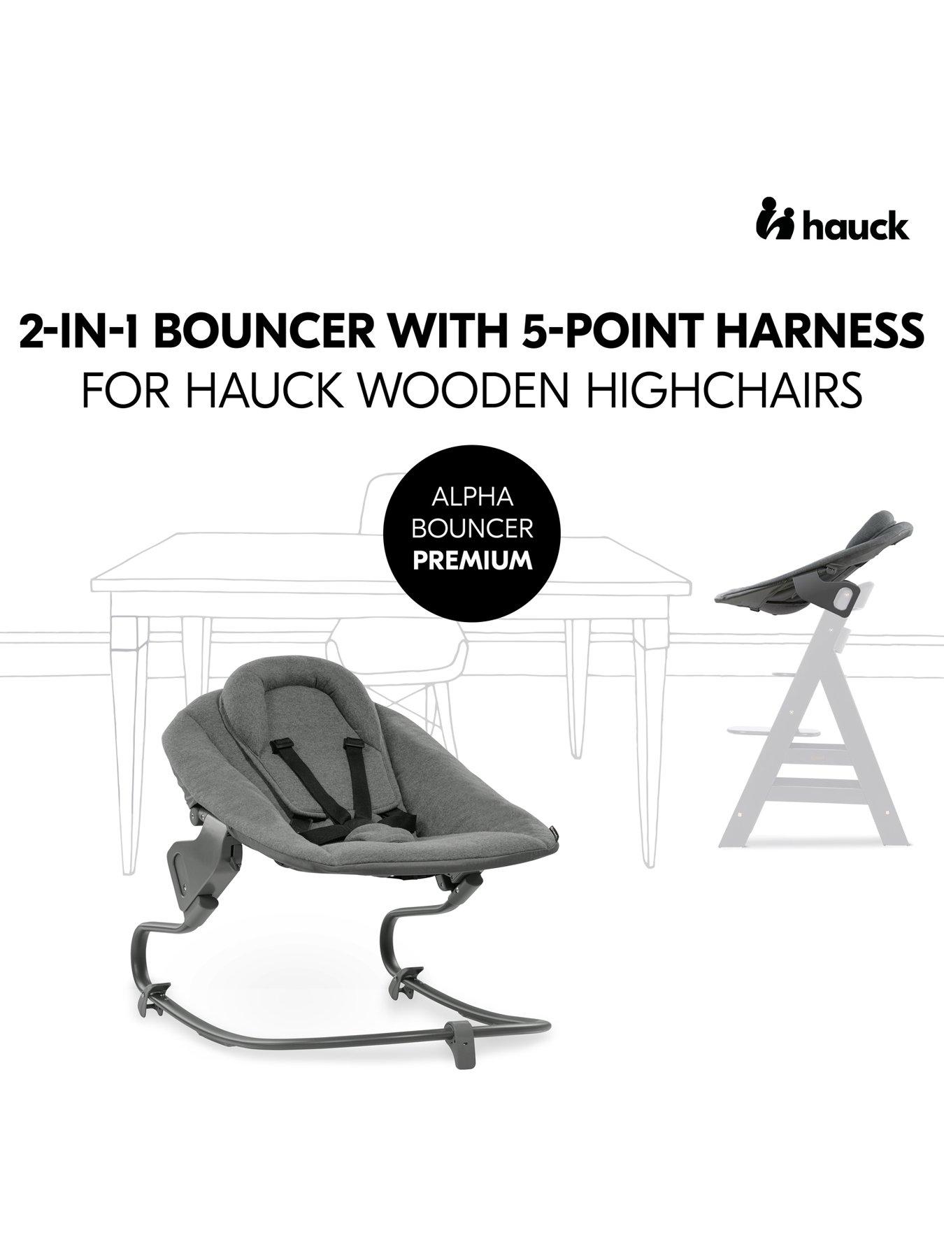 Image 4 of 8 of Hauck Alpha Highchair Premium Bundle - Black
