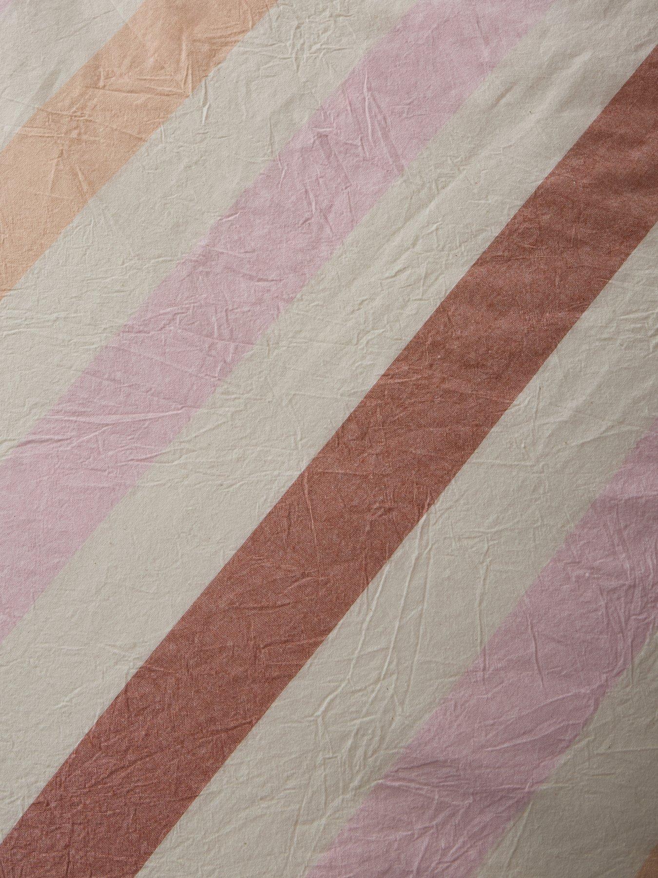 Image 3 of 5 of The Very Collection Aya Washed Cotton Stripe Duvet Set