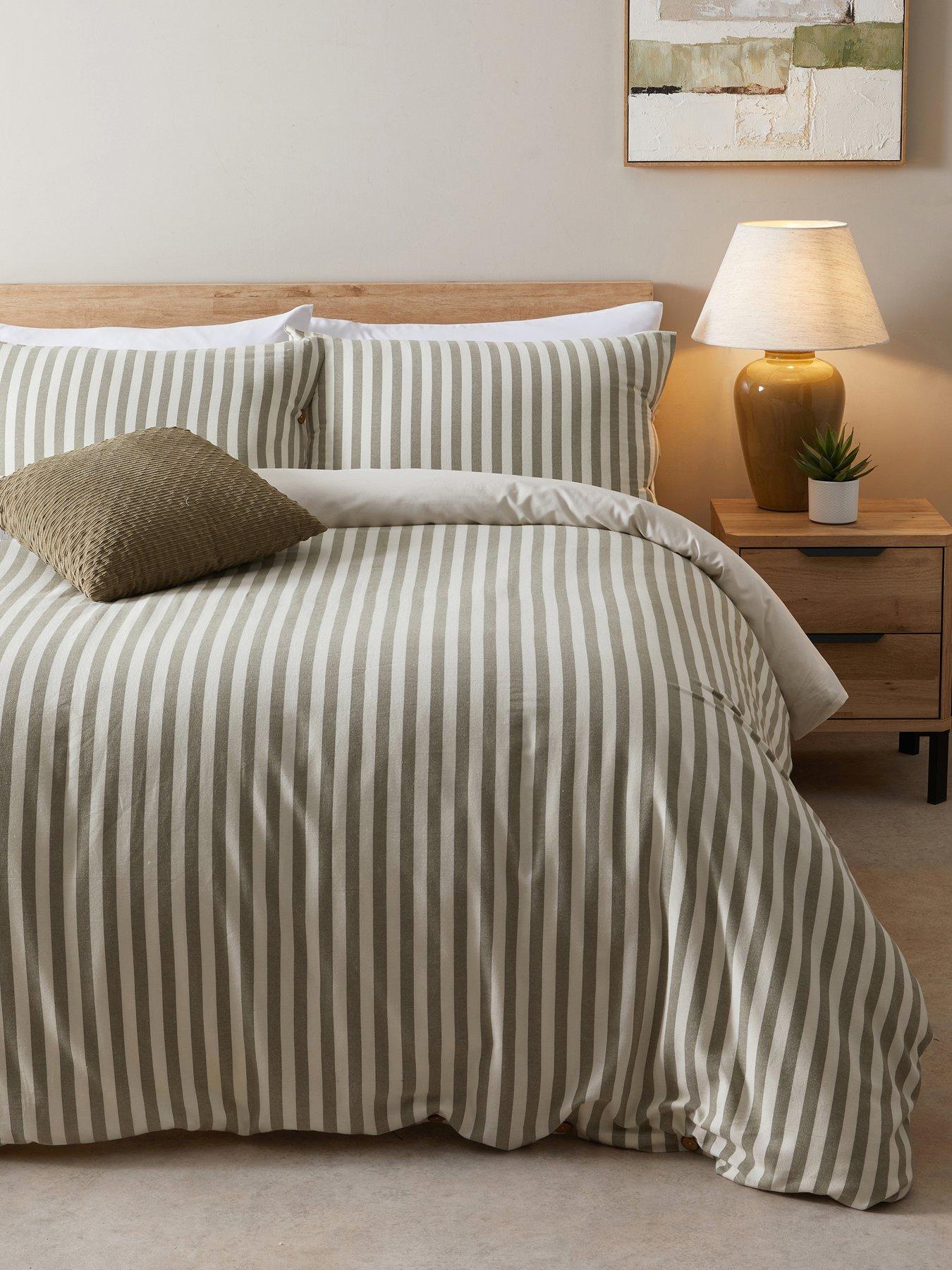 The Very Collection Vincent Yarn Dyed Stripe Duvet Set