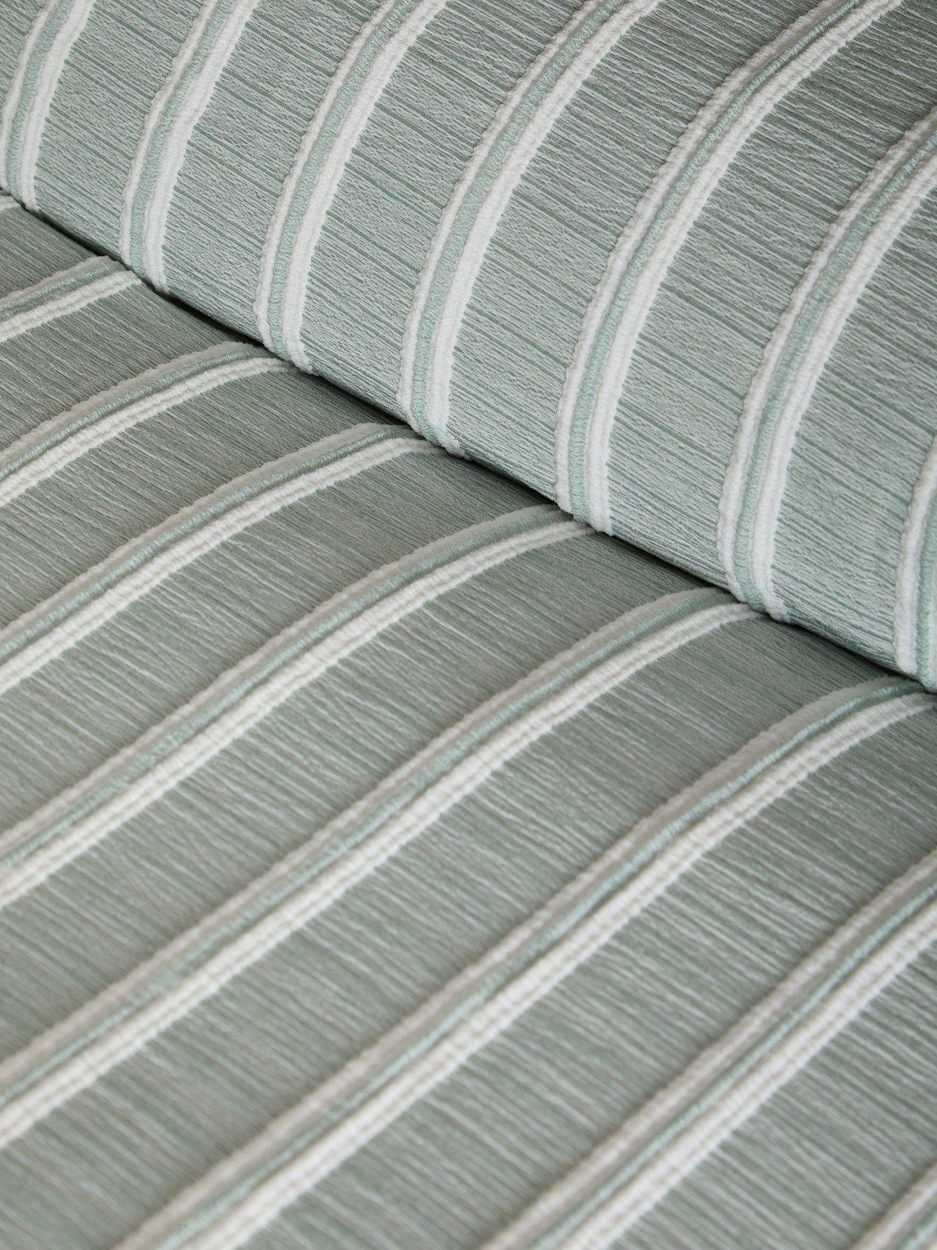 Image 4 of 5 of The Very Collection Nordic Stripe Duvet&nbsp;Set - Green